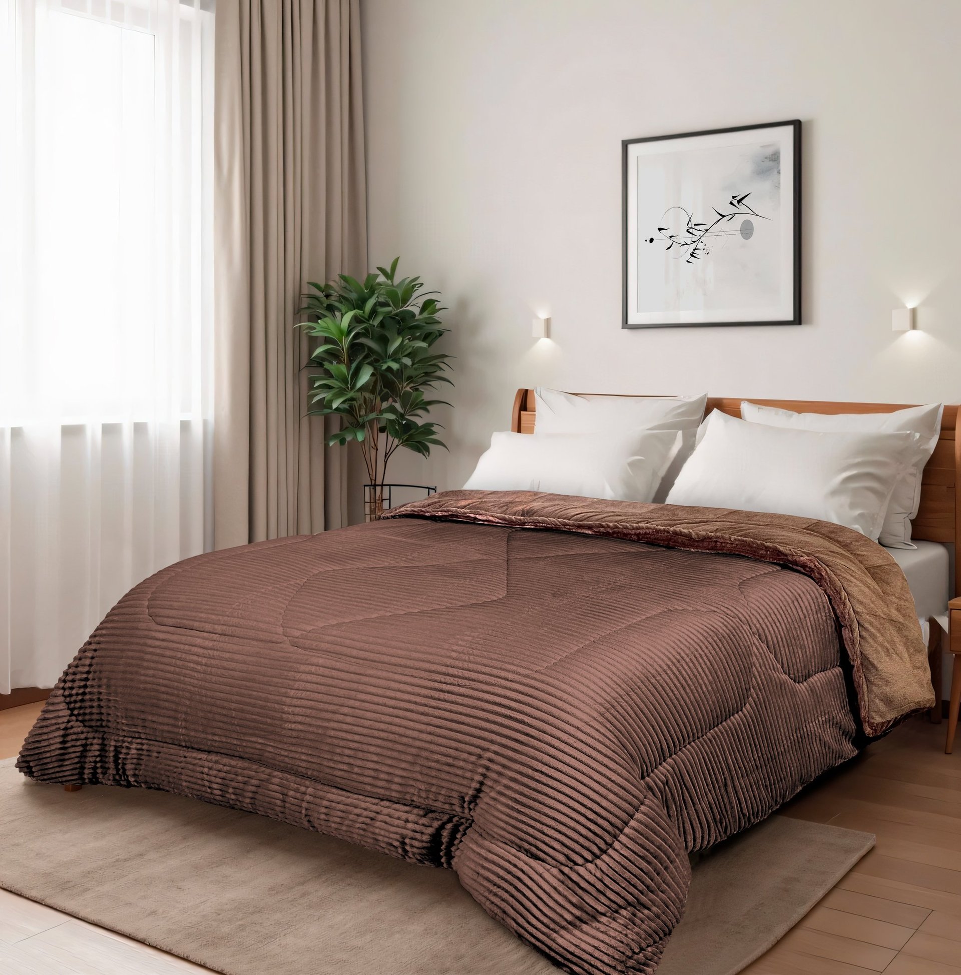 black and white bed linen