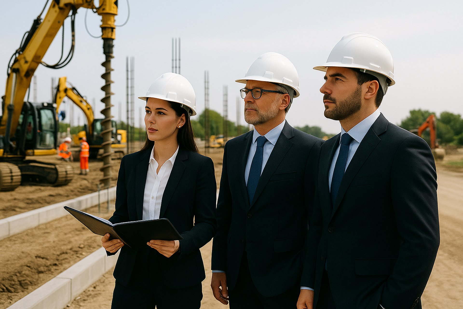 an abstract photo of a curved building with a blue sky in the background