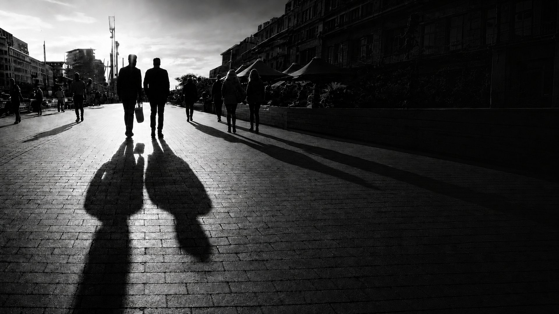 silhouette photography of man