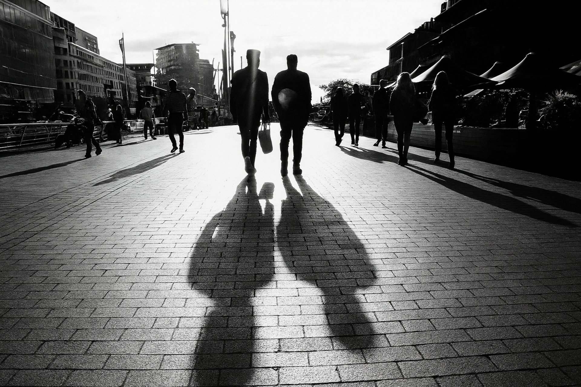 silhouette photography of man