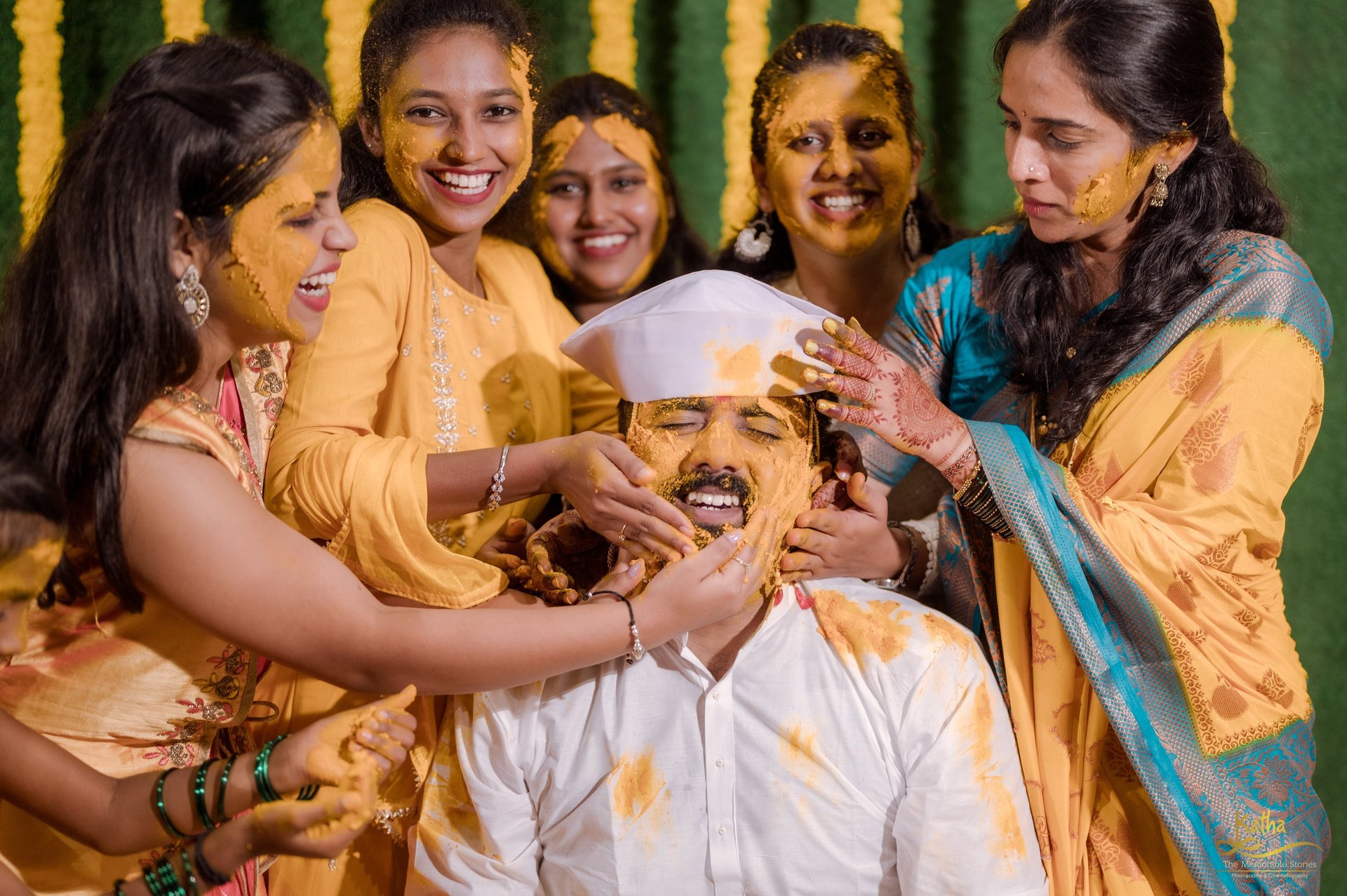 black blue and yellow textile