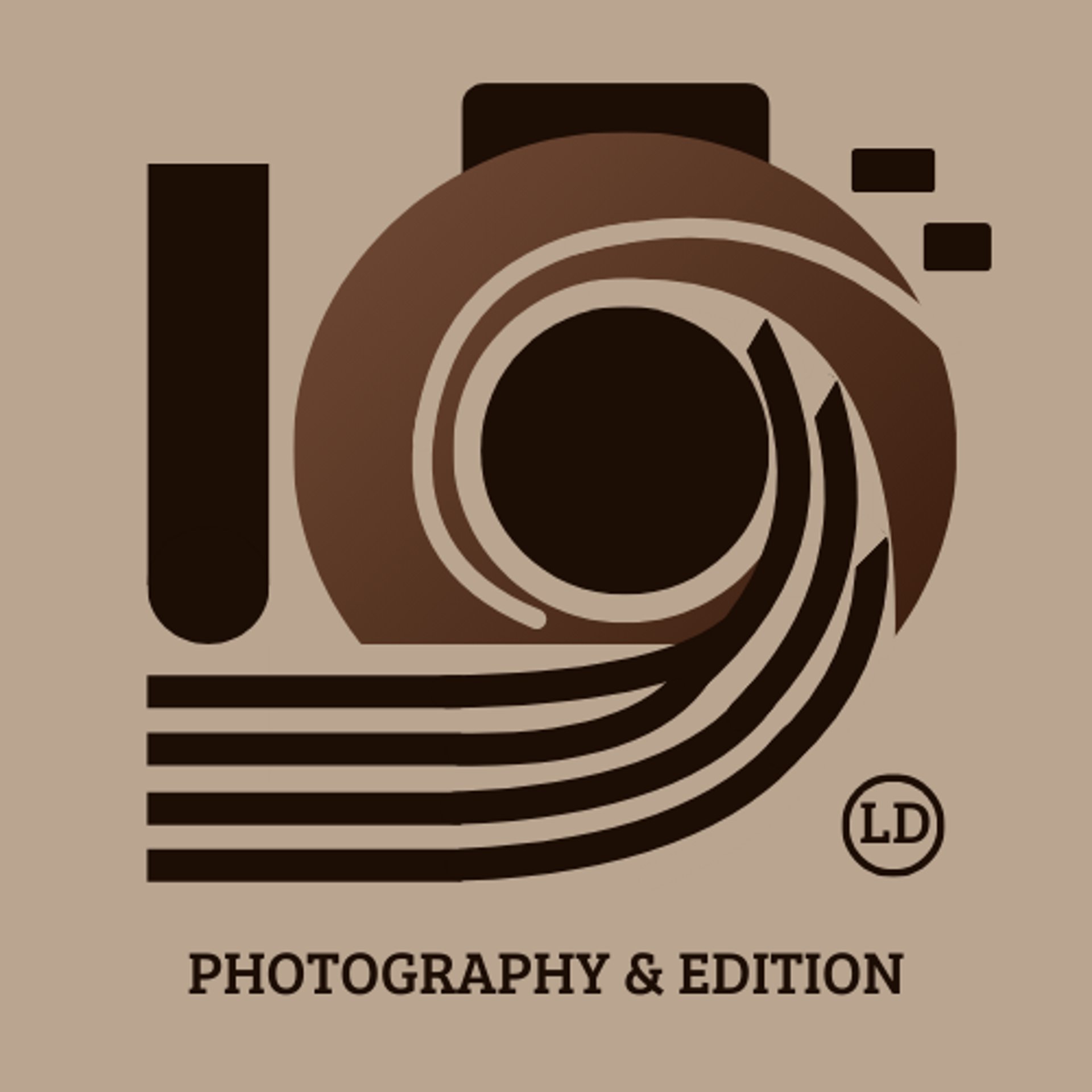 an abstract photo of a curved building with a blue sky in the background