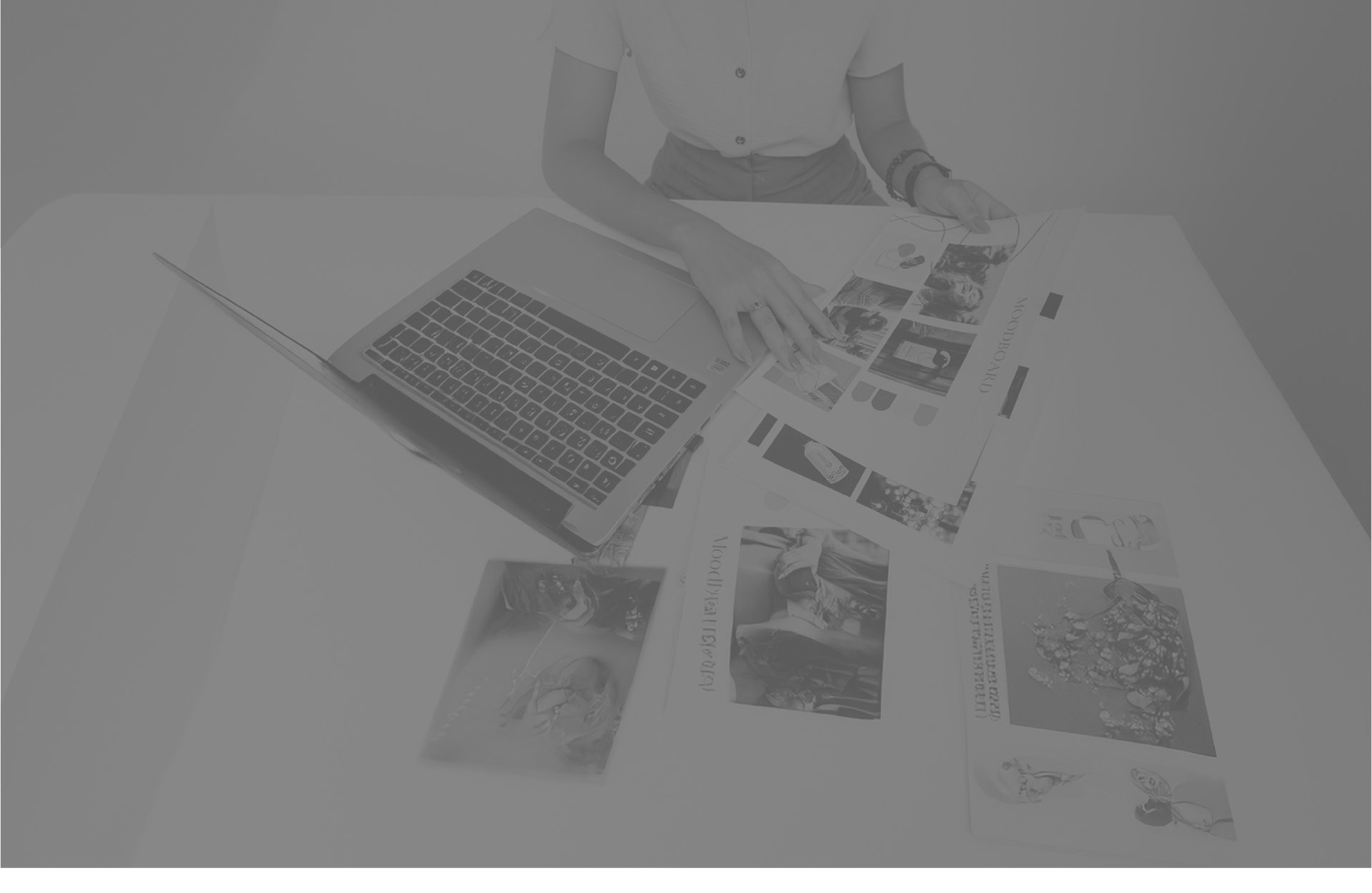 an abstract photo of a curved building with a blue sky in the background