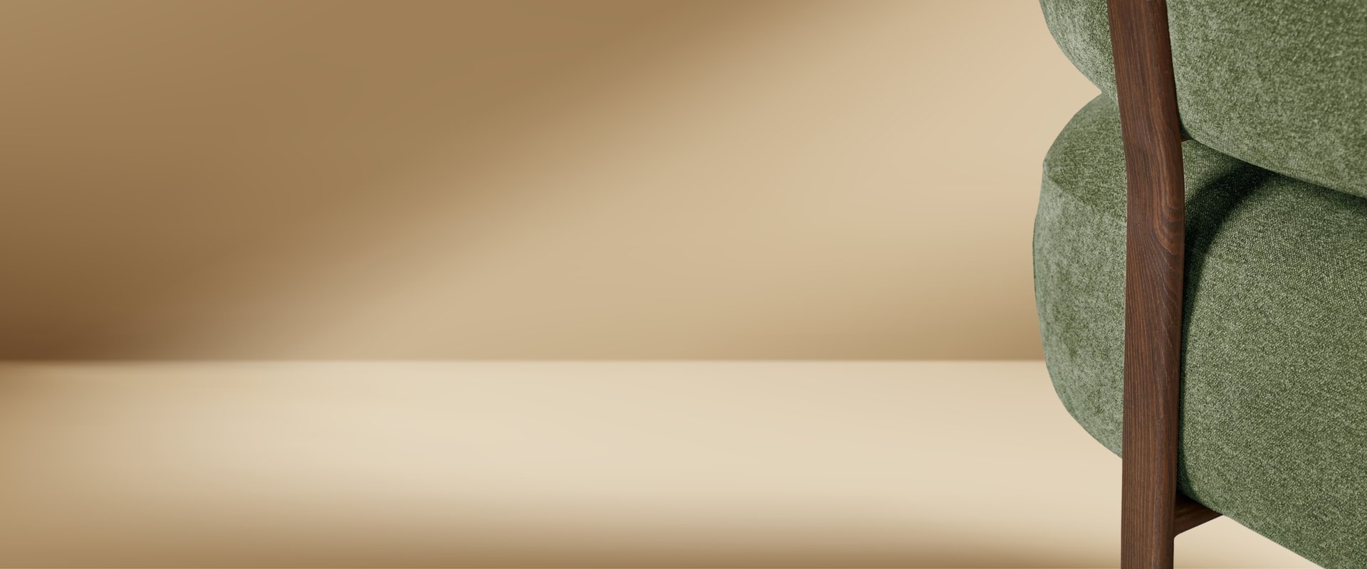 an abstract photo of a curved building with a blue sky in the background