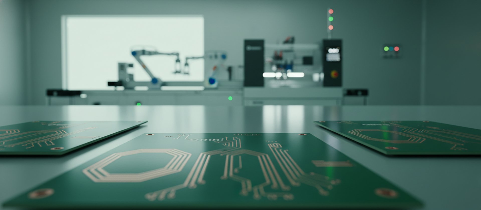 green textile with white light