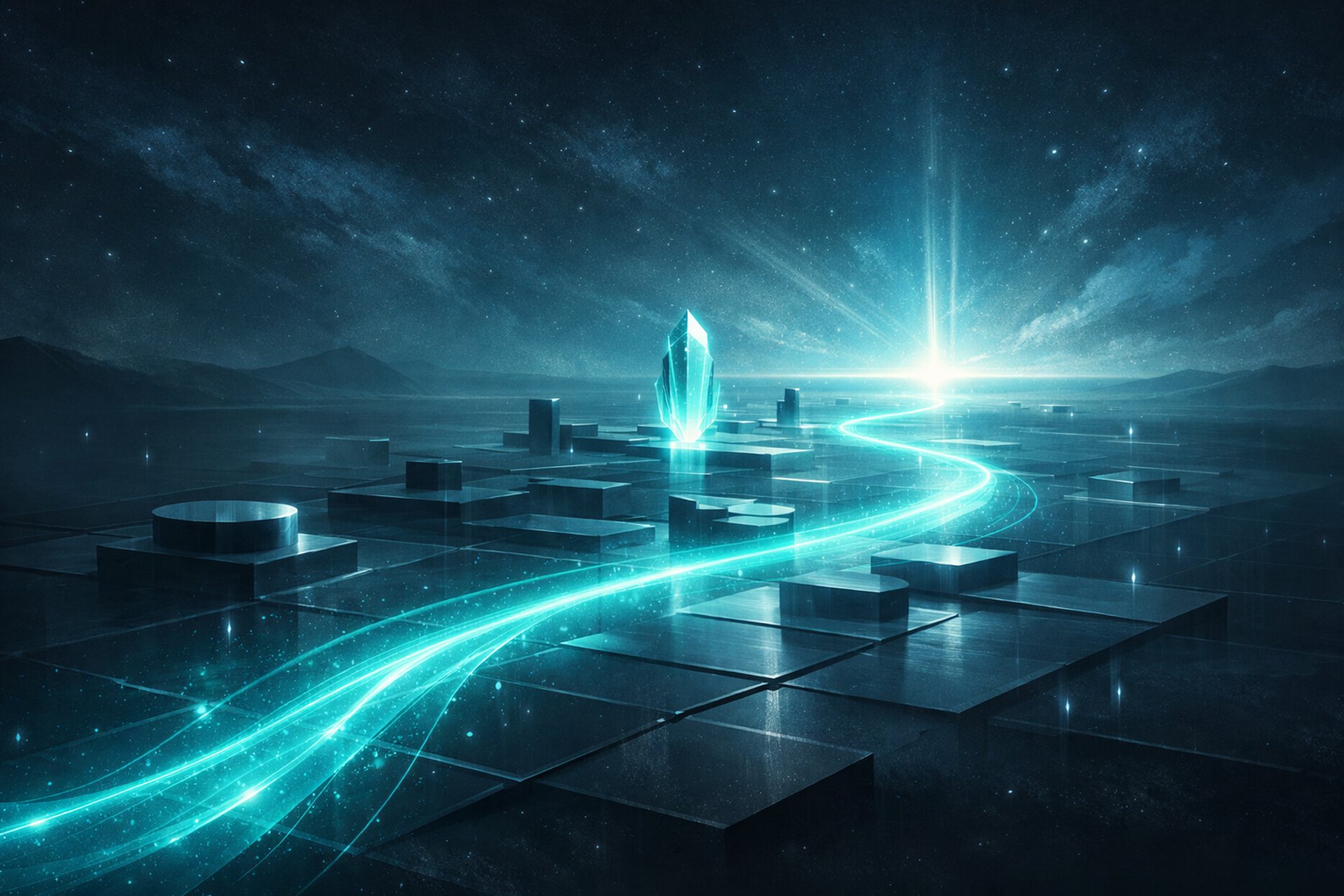 an abstract photo of a curved building with a blue sky in the background