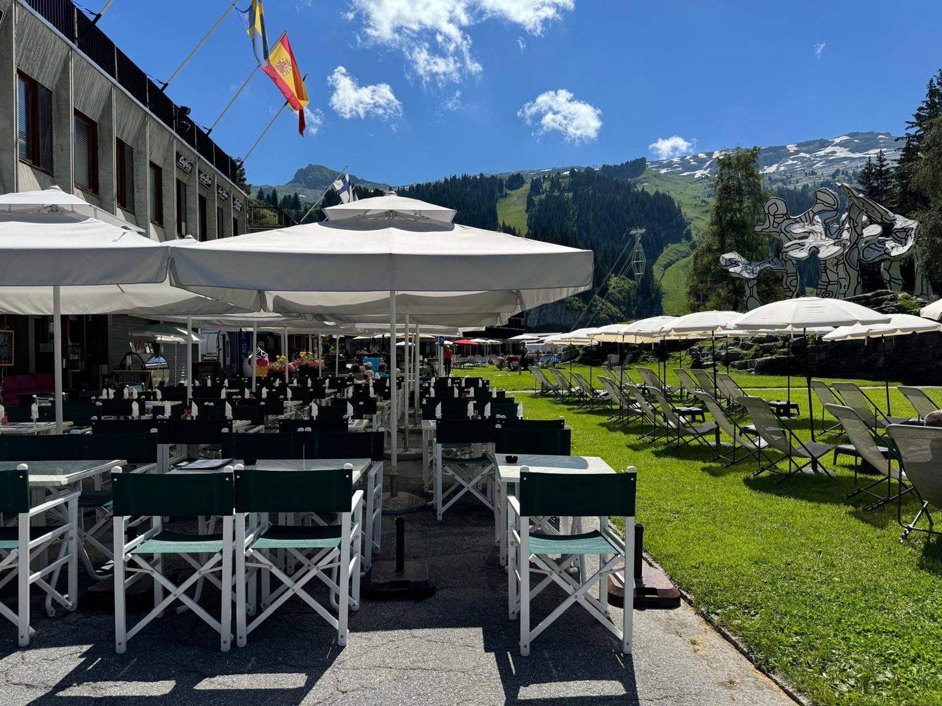 Fantastic view over the mountains