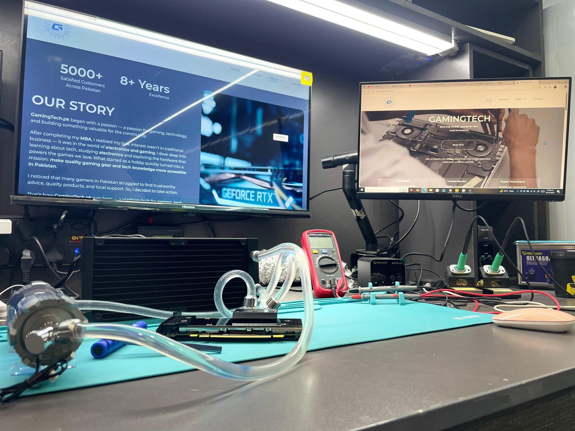 black and brown leather padded tub sofa
