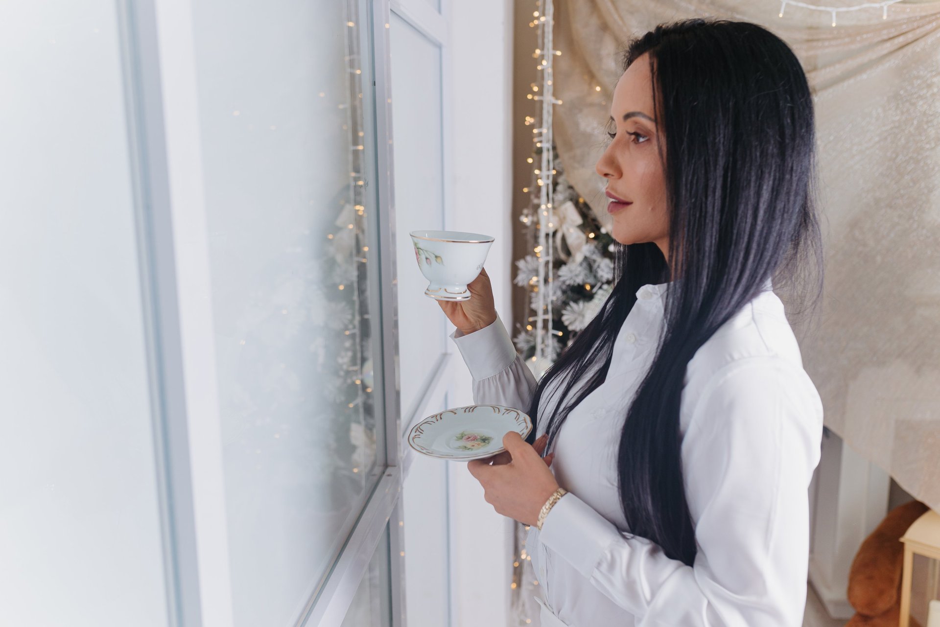 black and brown leather padded tub sofa