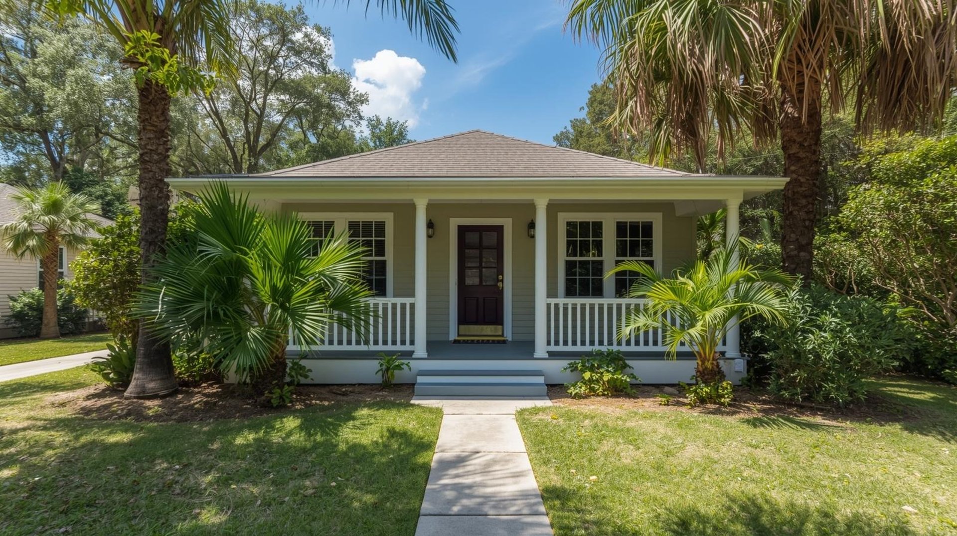 gray and white concrete house