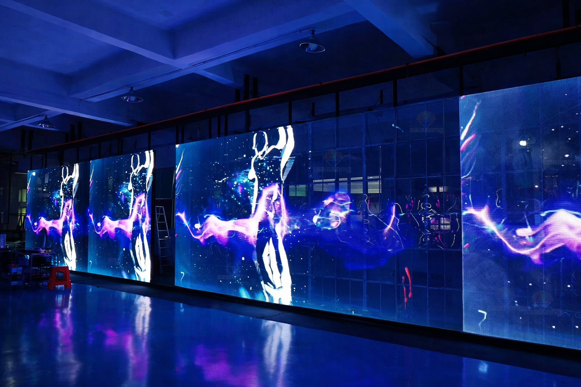 black blue and yellow textile