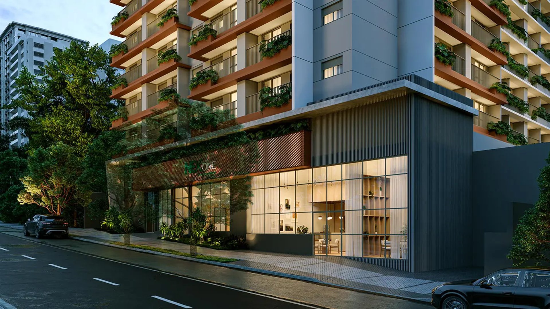 black and brown leather padded tub sofa