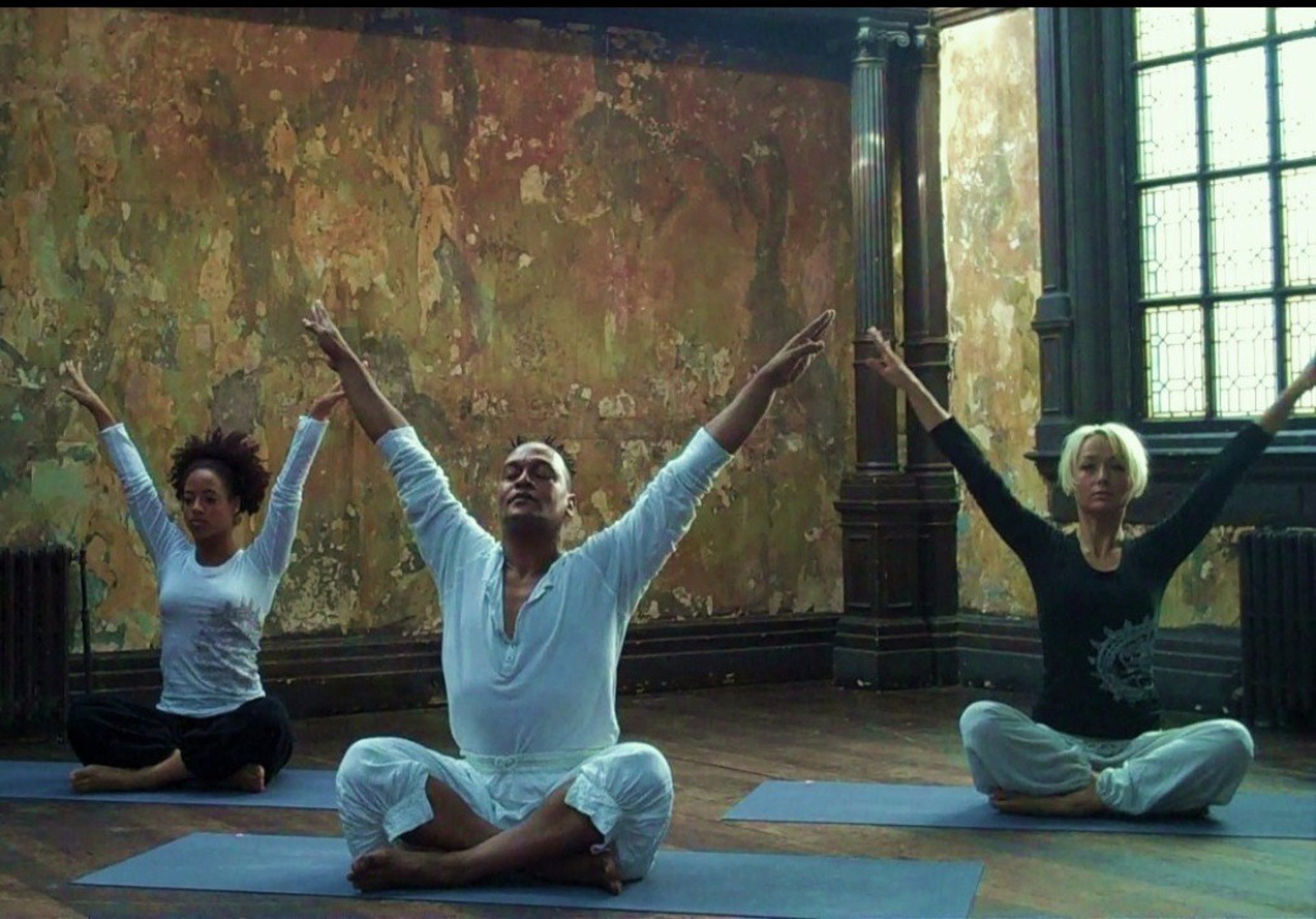 black blue and yellow textile