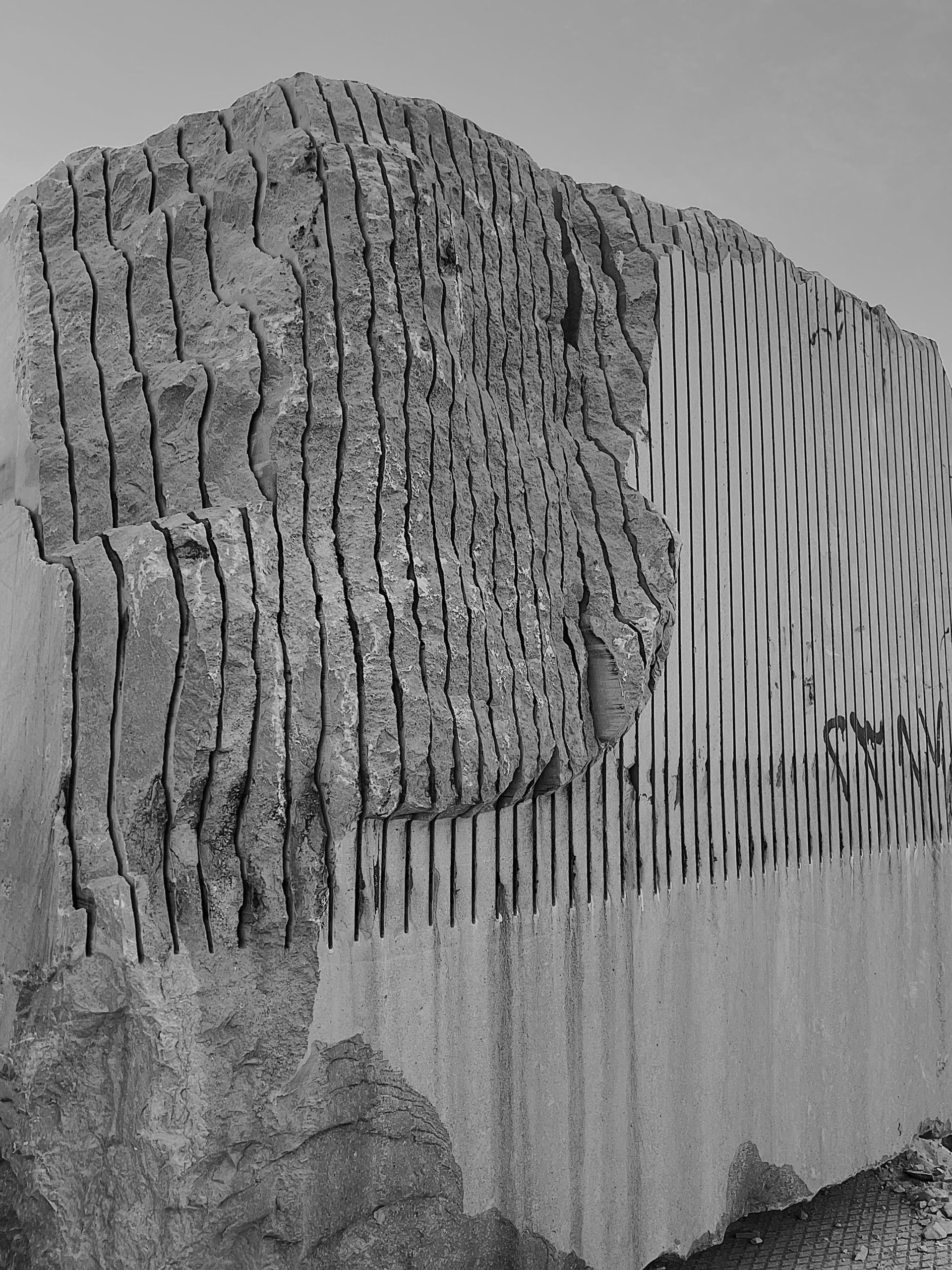 a close up of a black marble surface