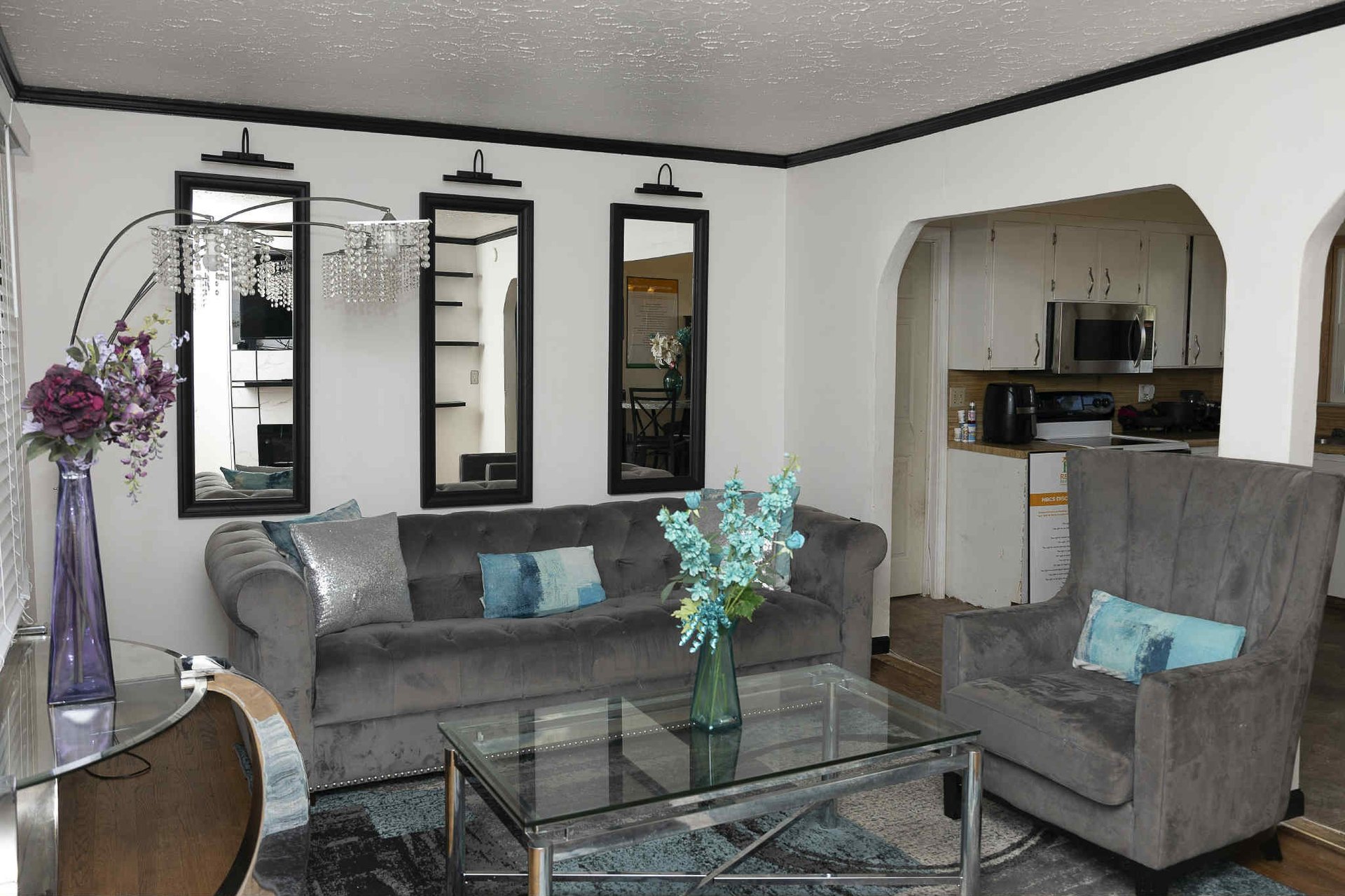 black blue and yellow textile