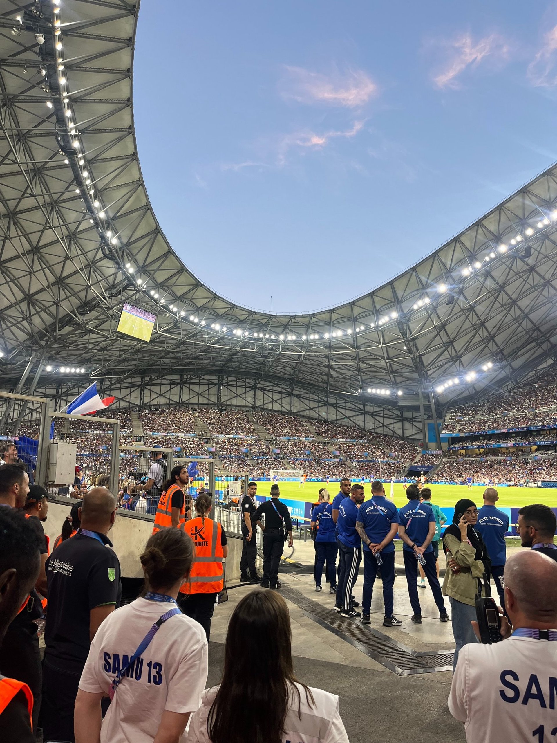 Stade vélodrome pendant les JO 2024