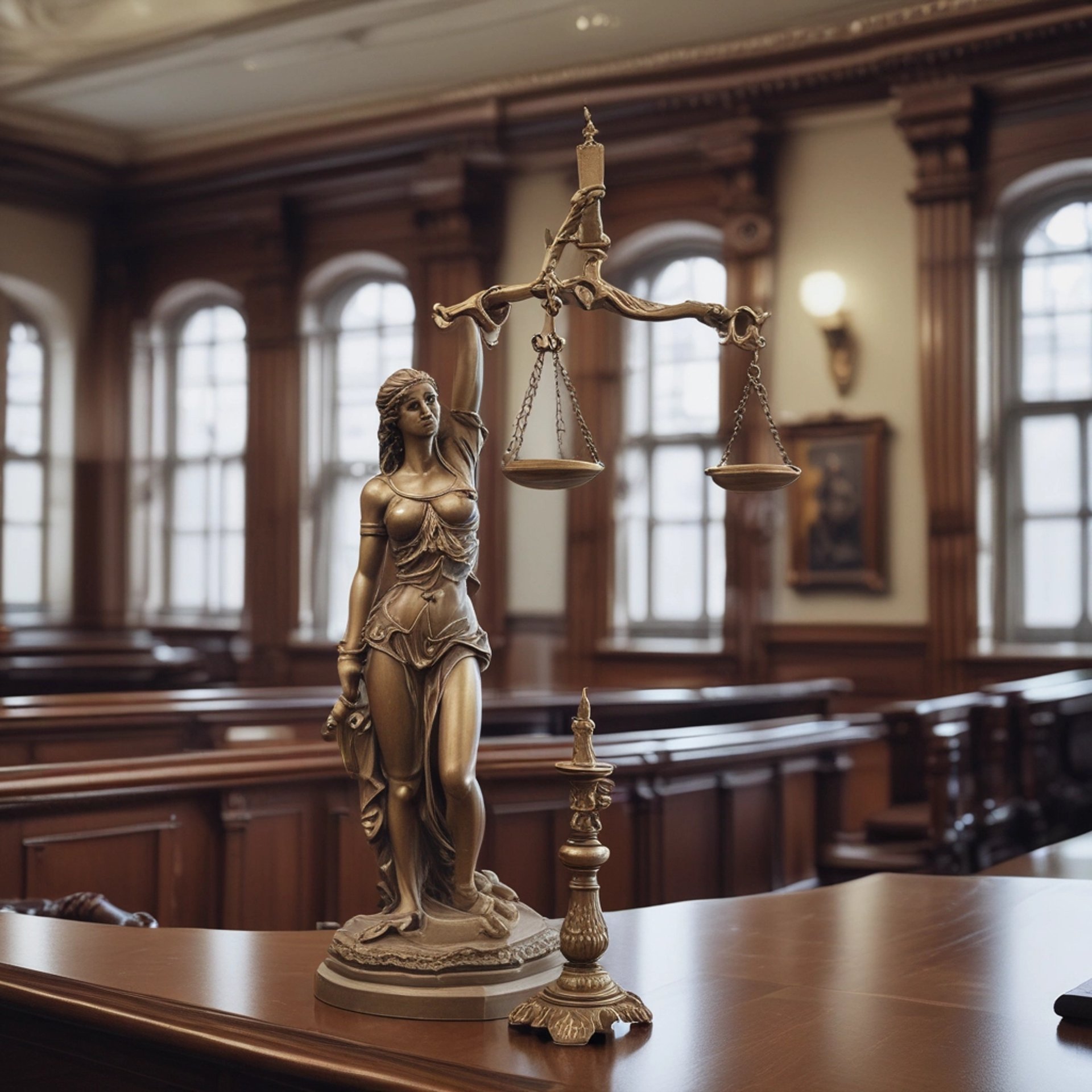woman holding sword statue during daytime
