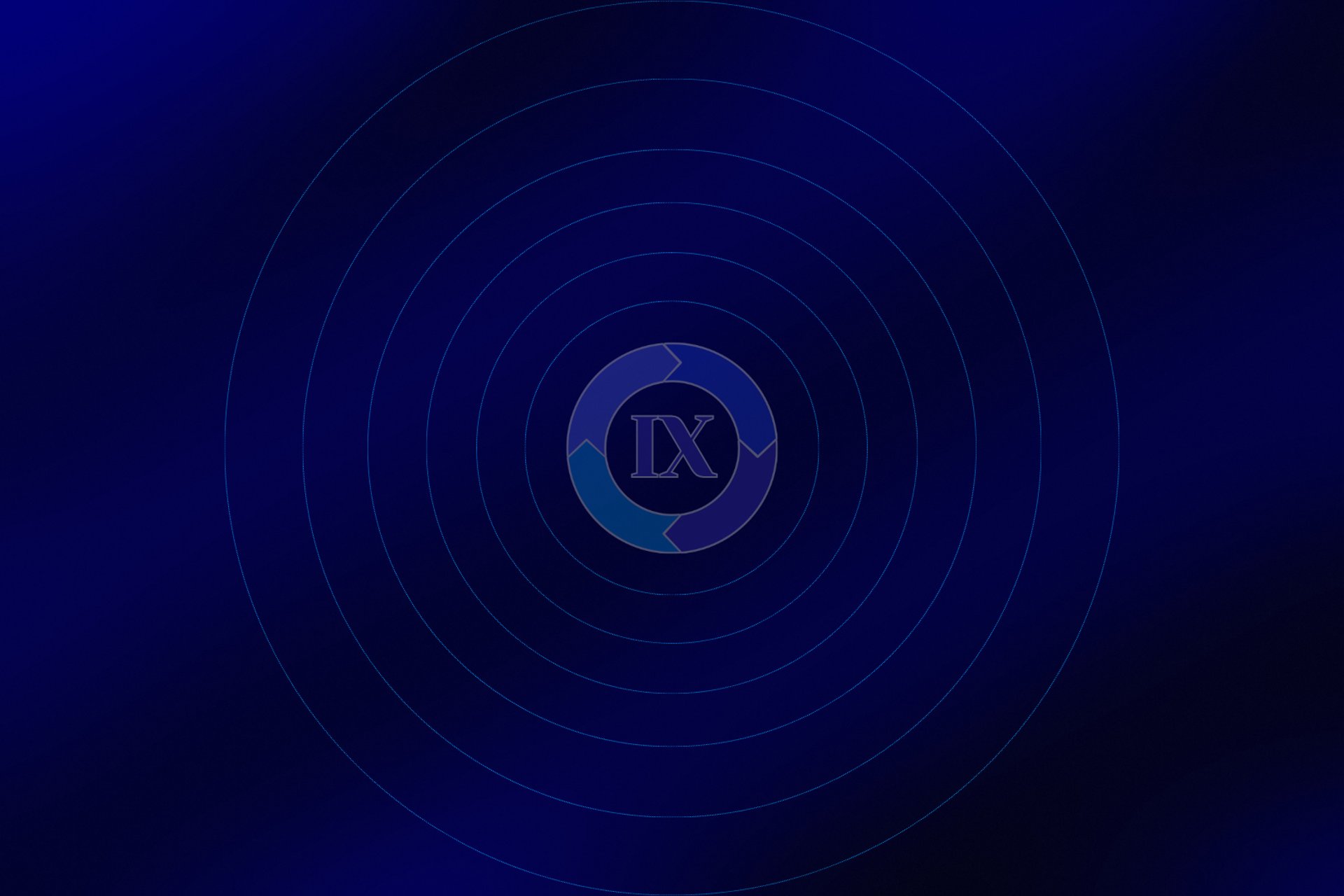 Abstract blue technology wave background representing integrated service execution.