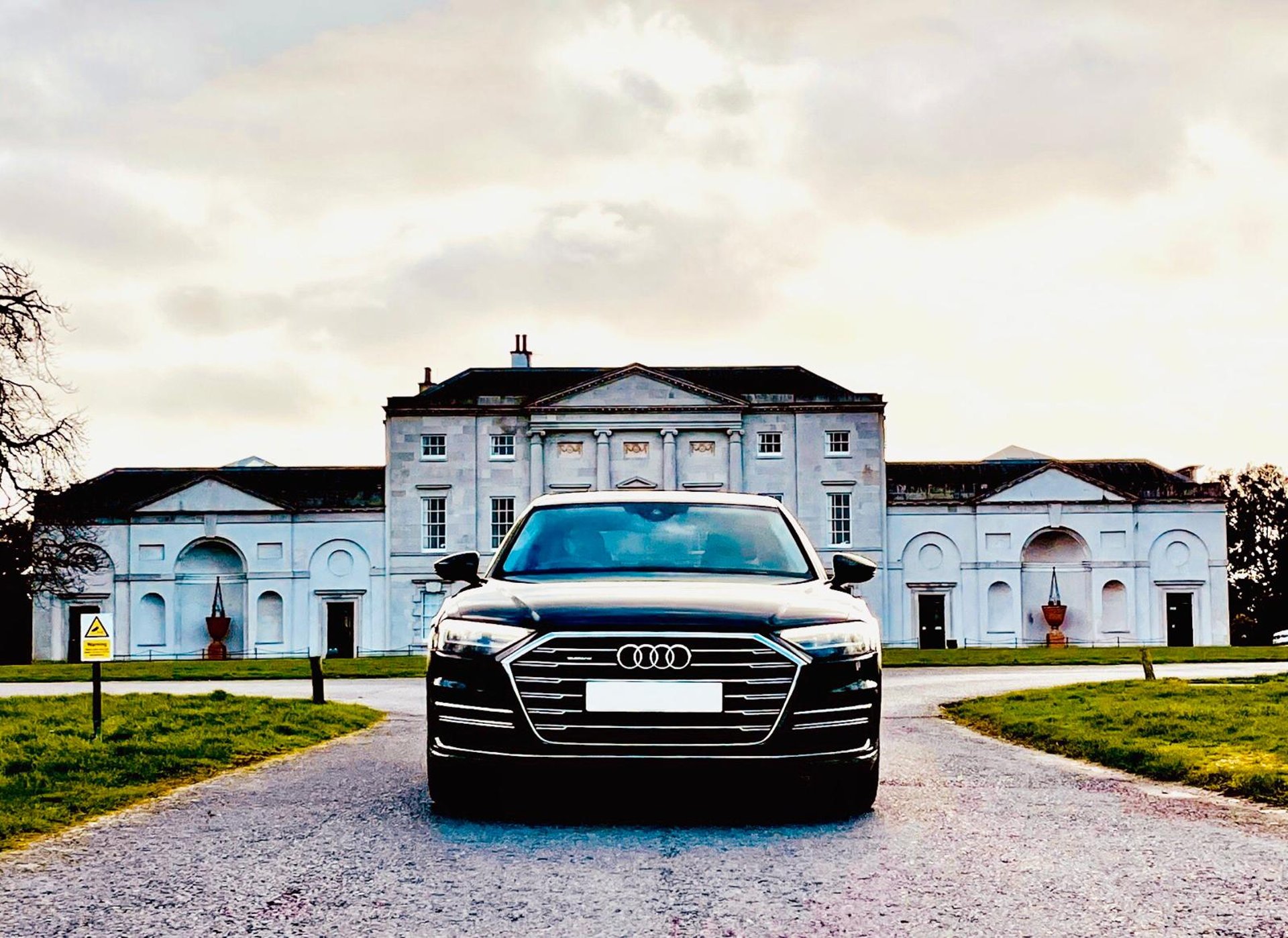 the front of a car