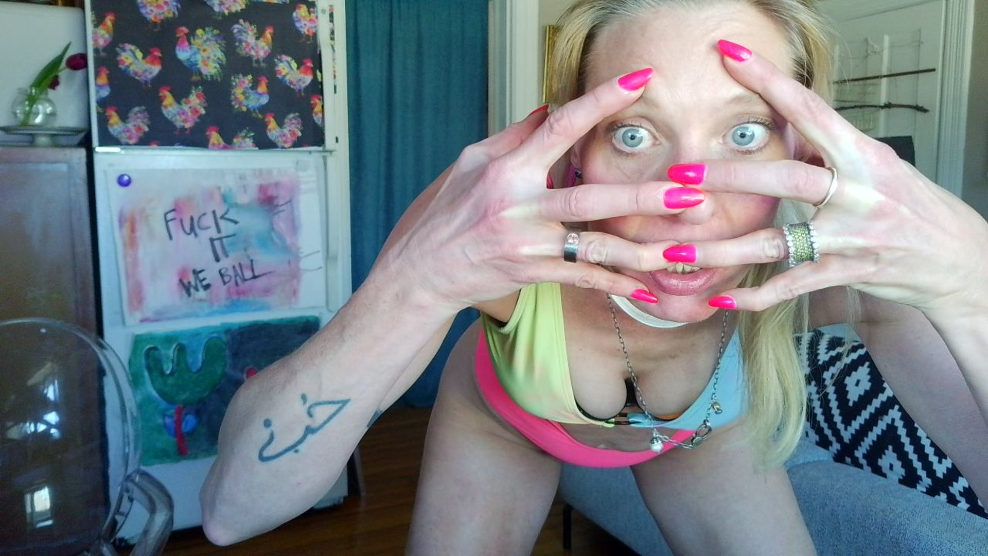 black blue and yellow textile