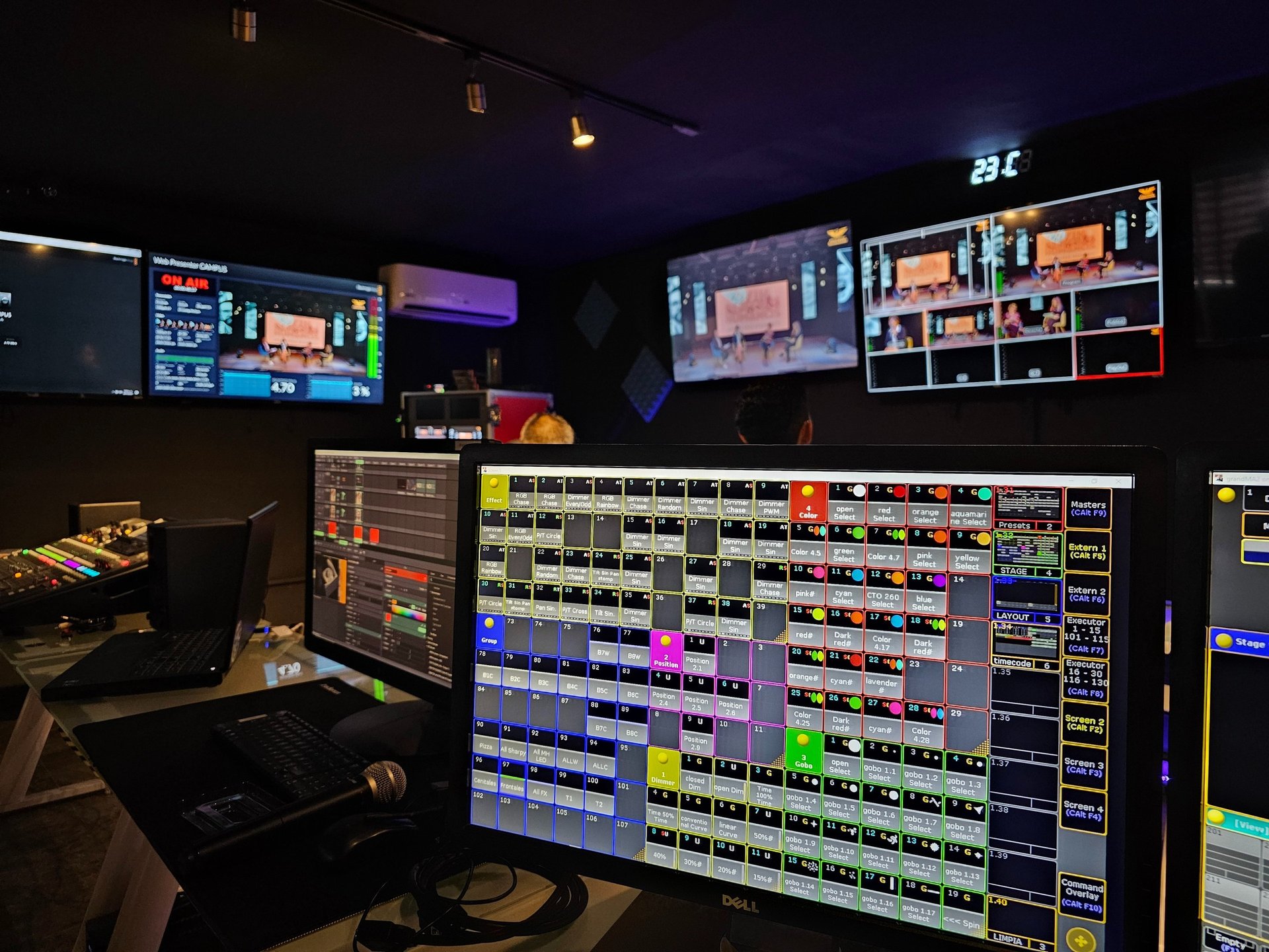 black and brown leather padded tub sofa