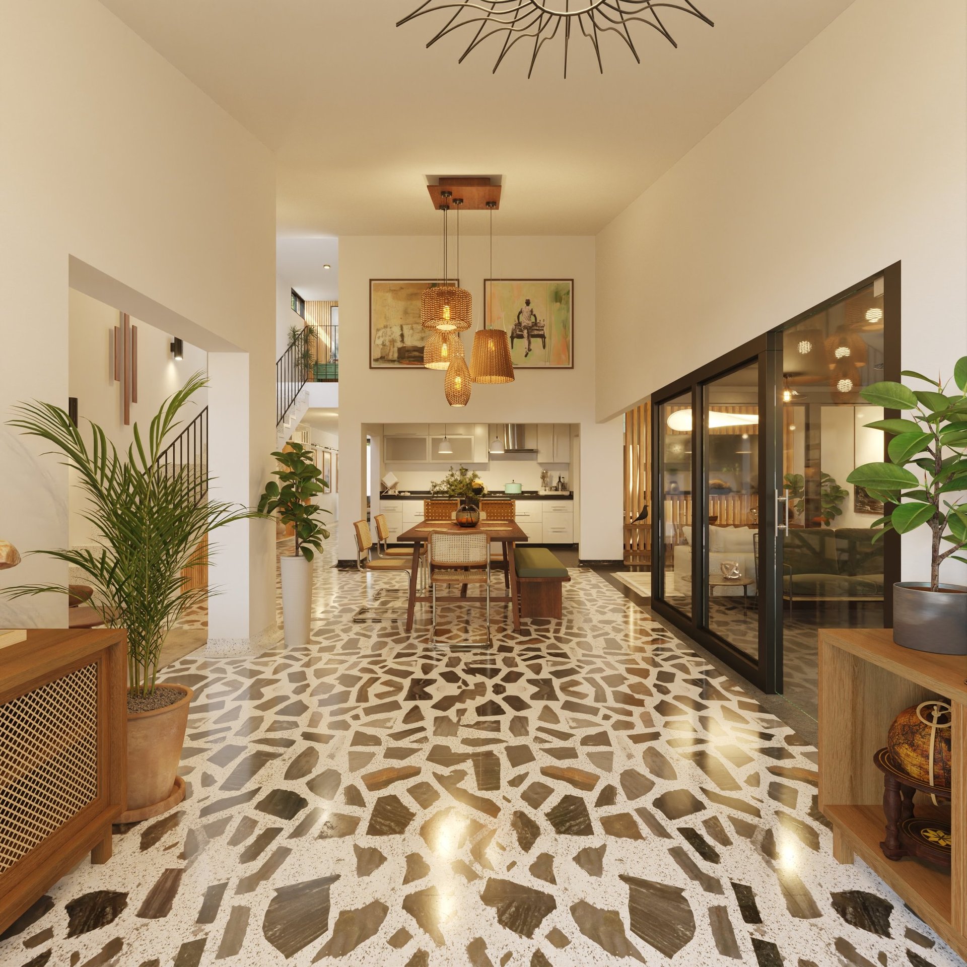 black and white bed linen