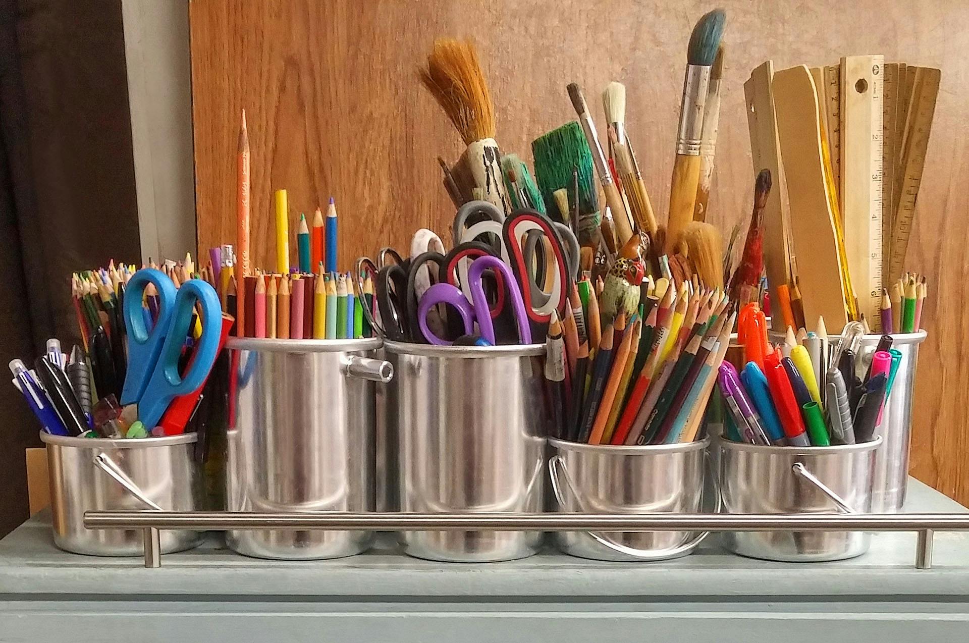 assorted-color pencil lot