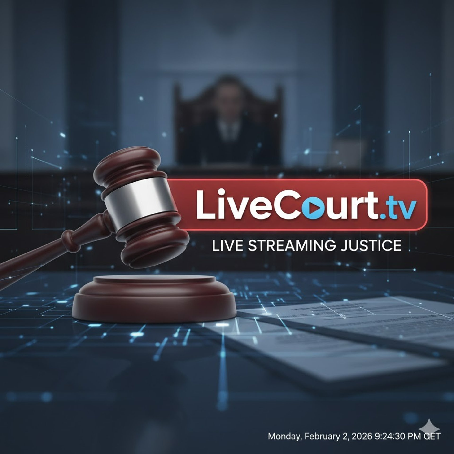 a judge's gavel on top of a flag