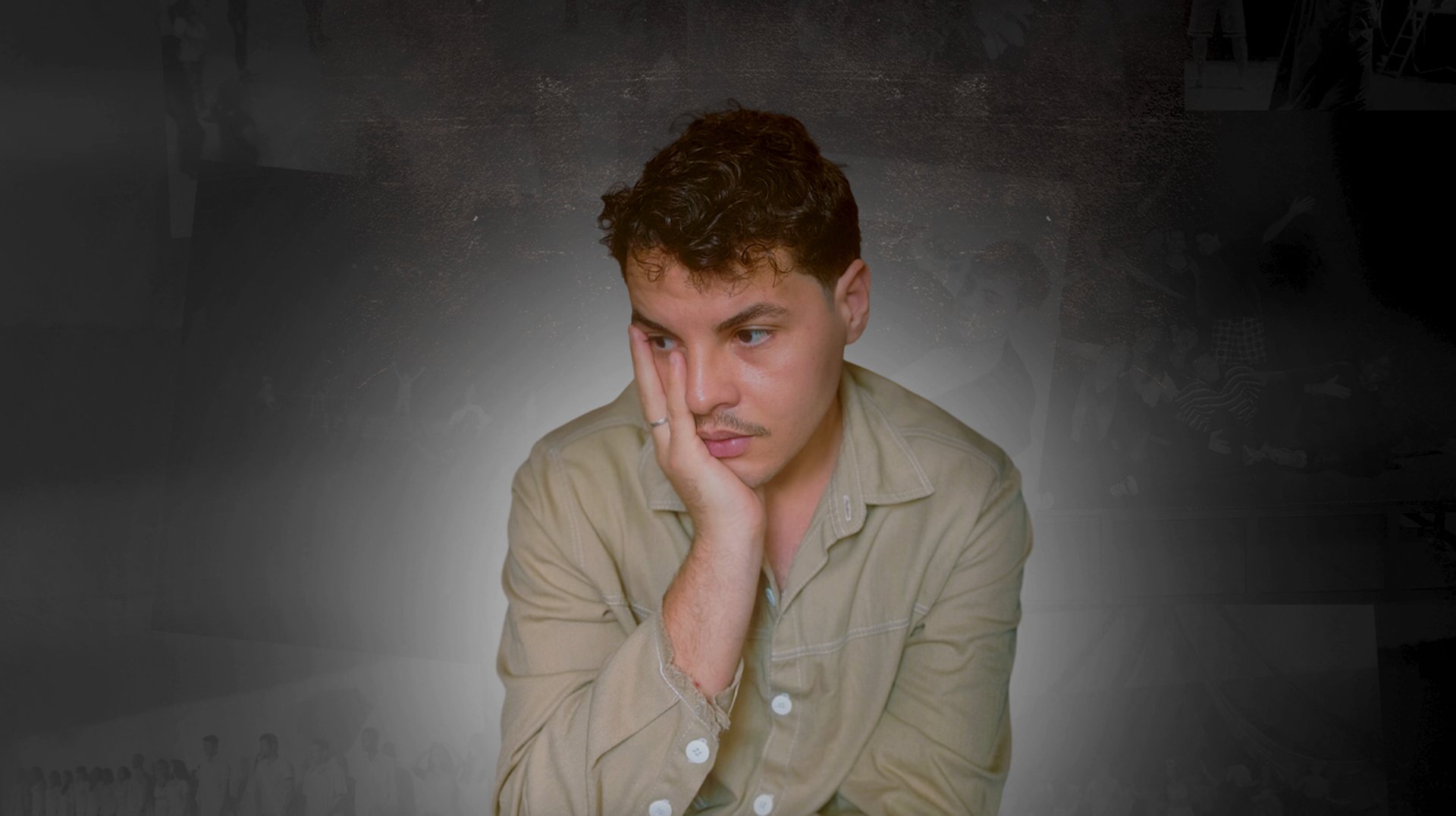 white paper with black background