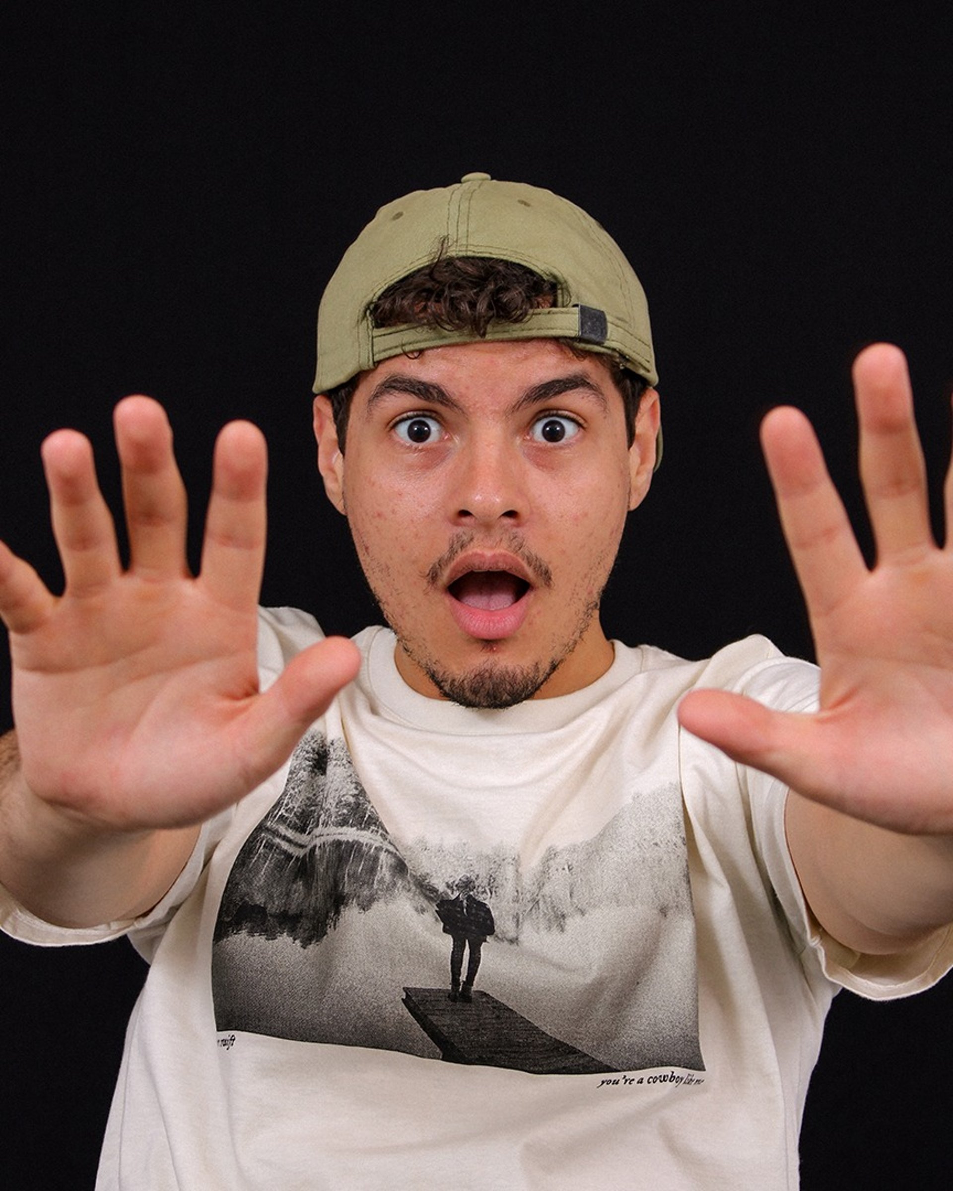 an abstract photo of a curved building with a blue sky in the background