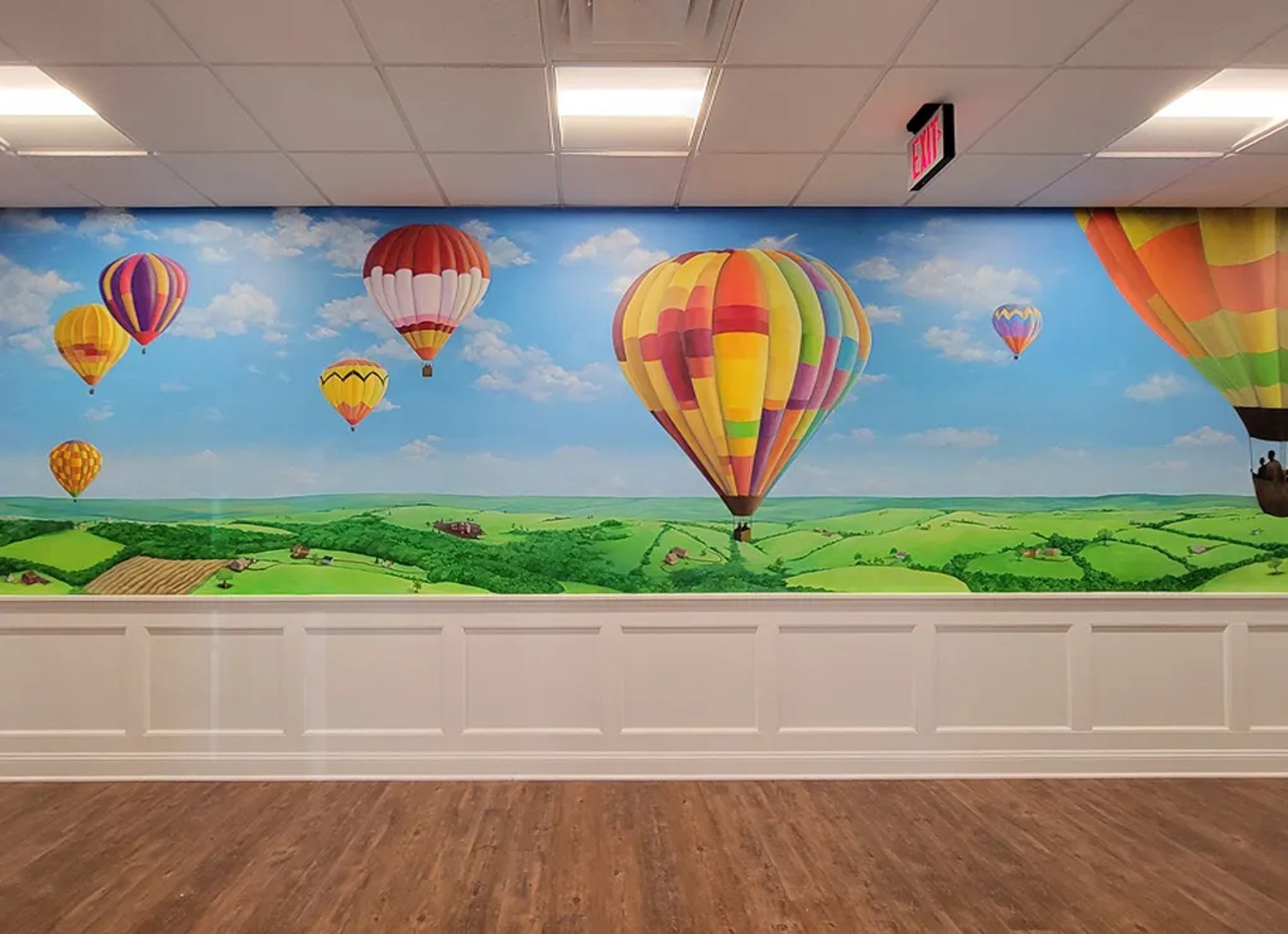 bespoke mural by marcine in warren nj
