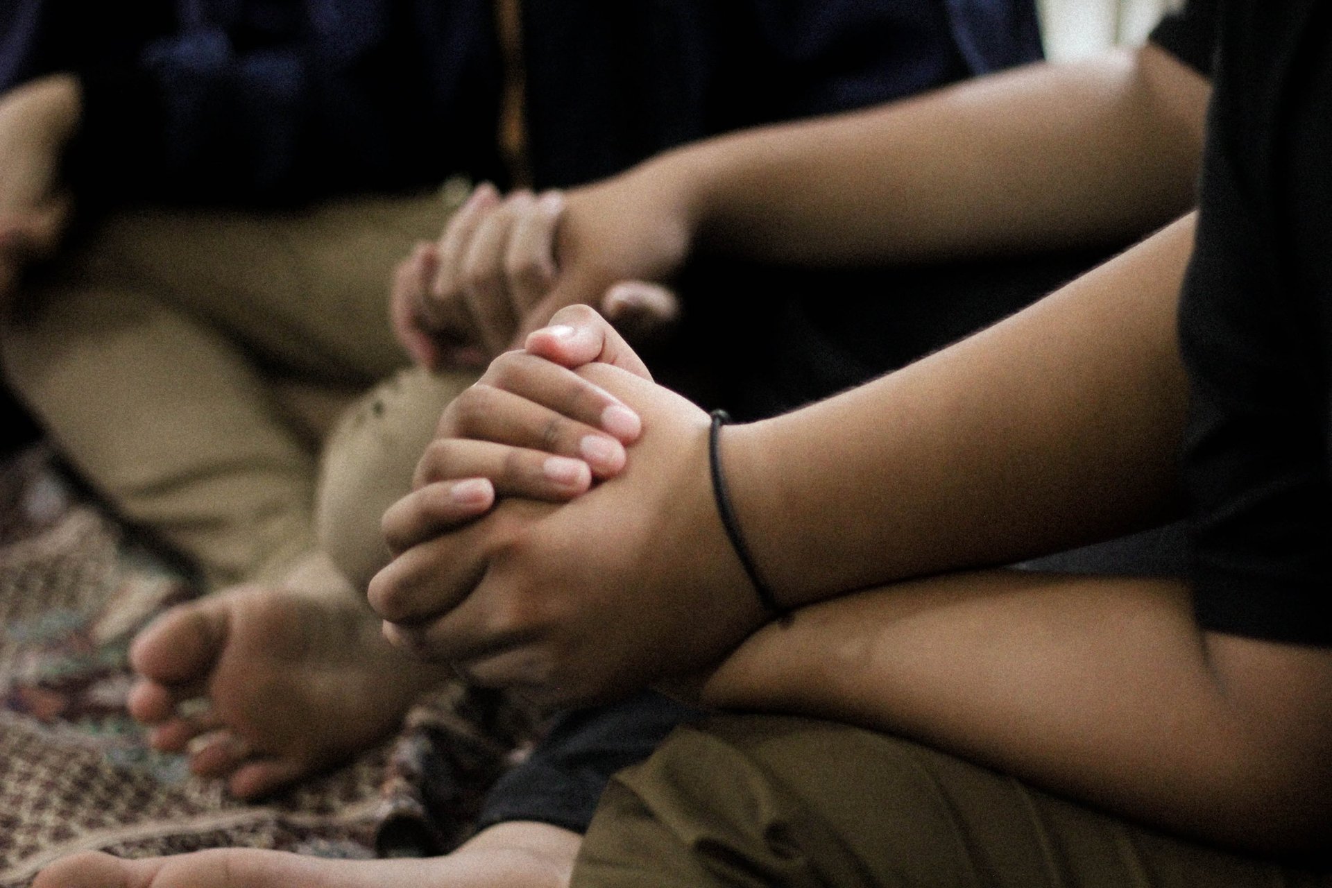 black blue and yellow textile
