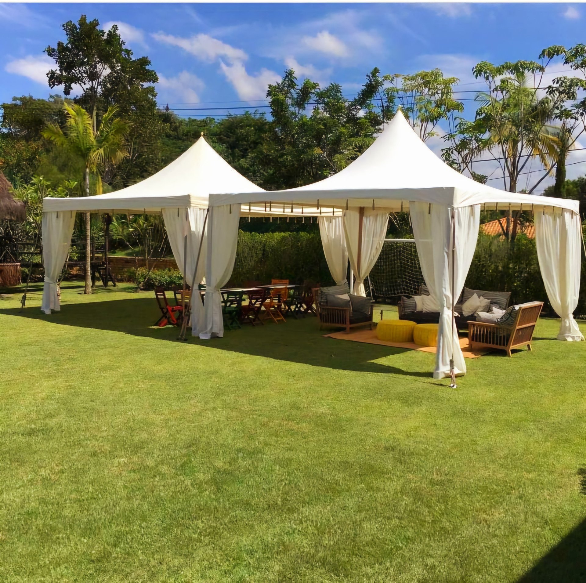 Carpa 20x40 para eventos al aire libre, en el paso diamond events