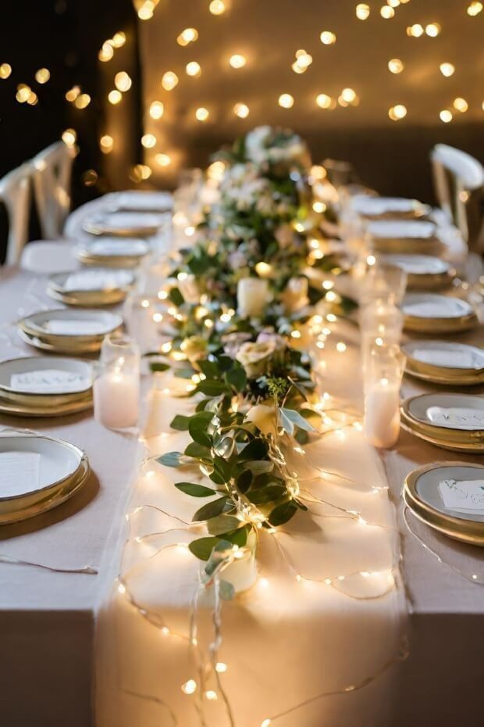 Mesas decoradas con flores