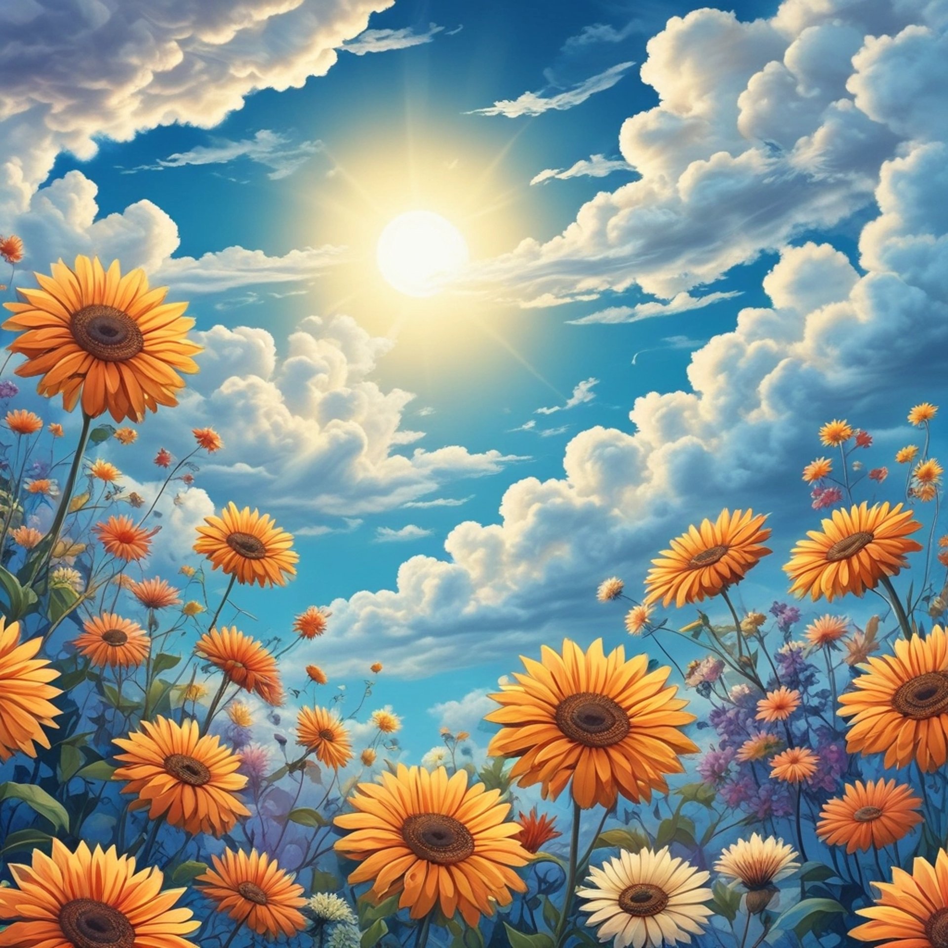 an abstract photo of a curved building with a blue sky in the background