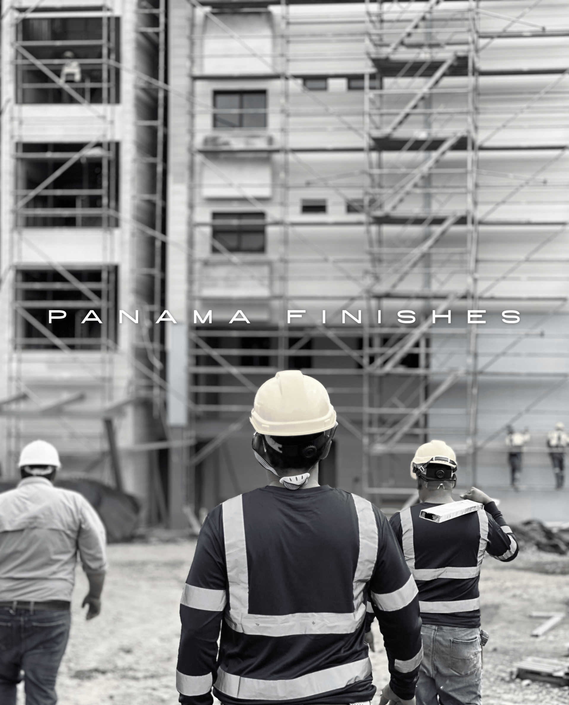 black and white photo of people going upstairs