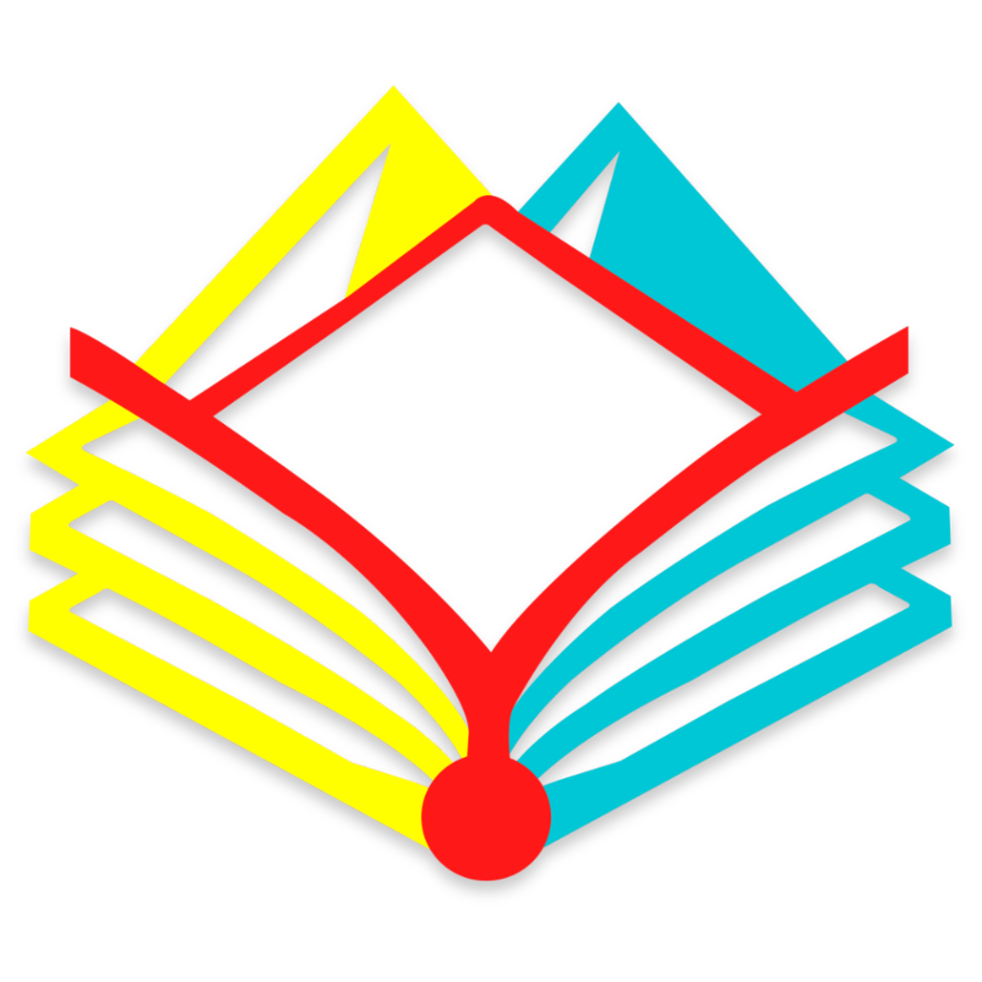 an abstract photo of a curved building with a blue sky in the background