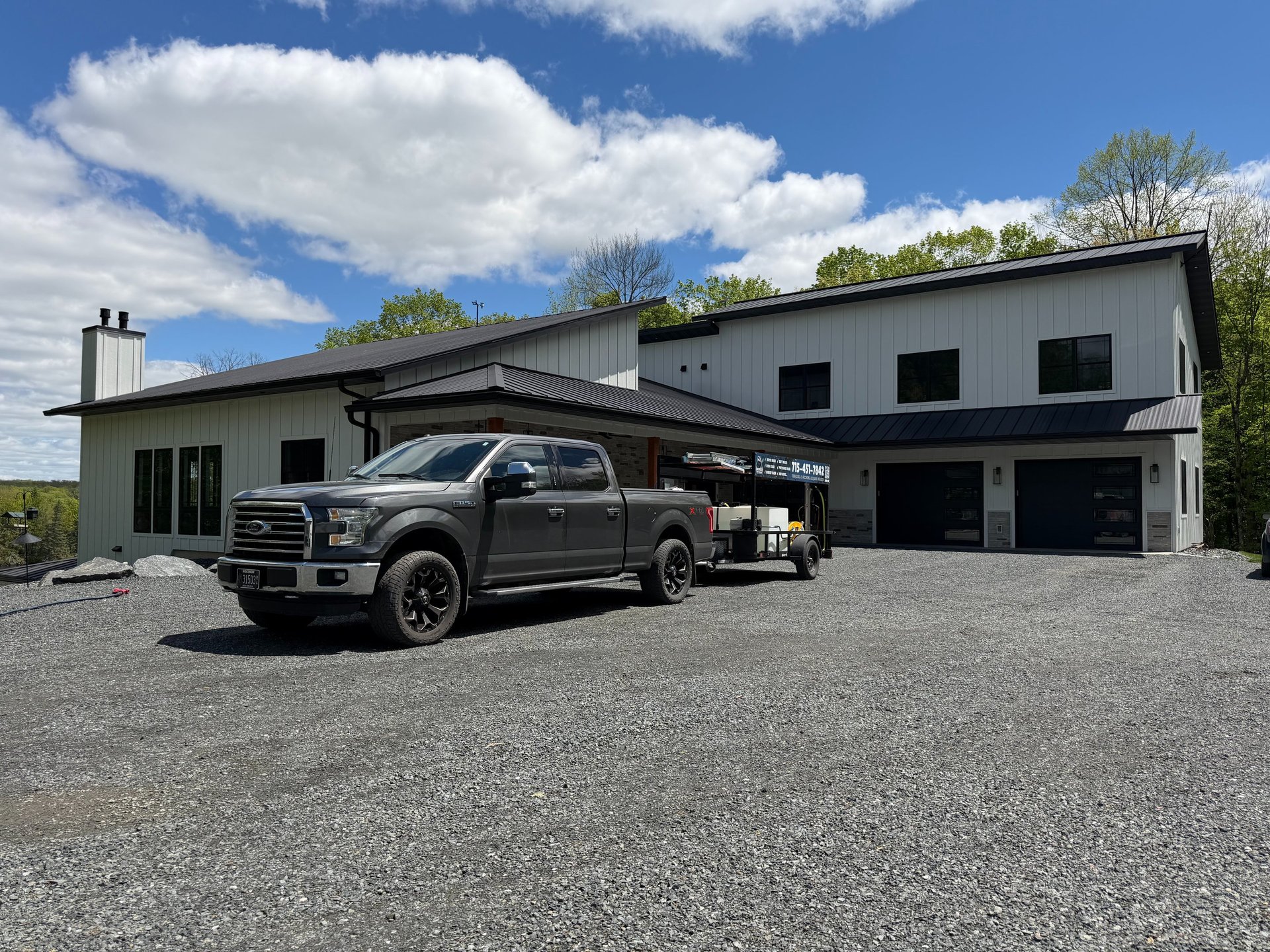 Badger Pro Wash service vehicle ready for residential cleaning jobs