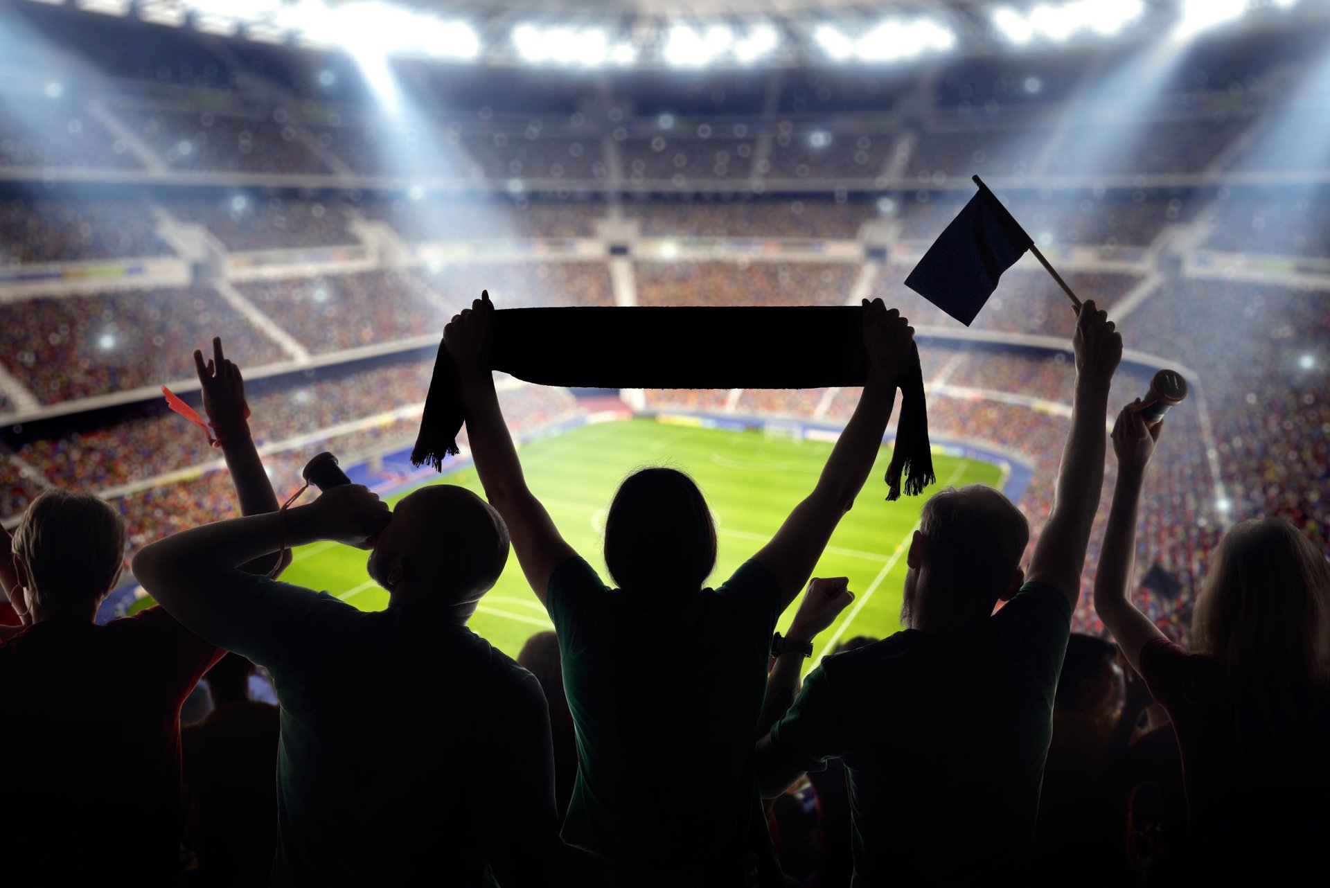 green sports court illustration