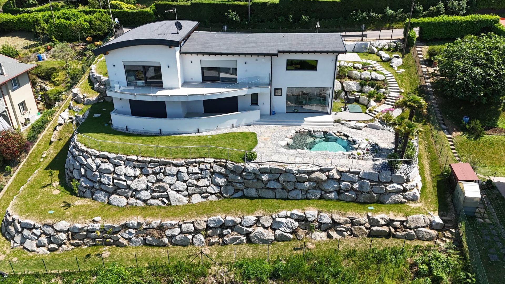 costruzione di una piscina interrata a san felice circeo da edil leonardo srl