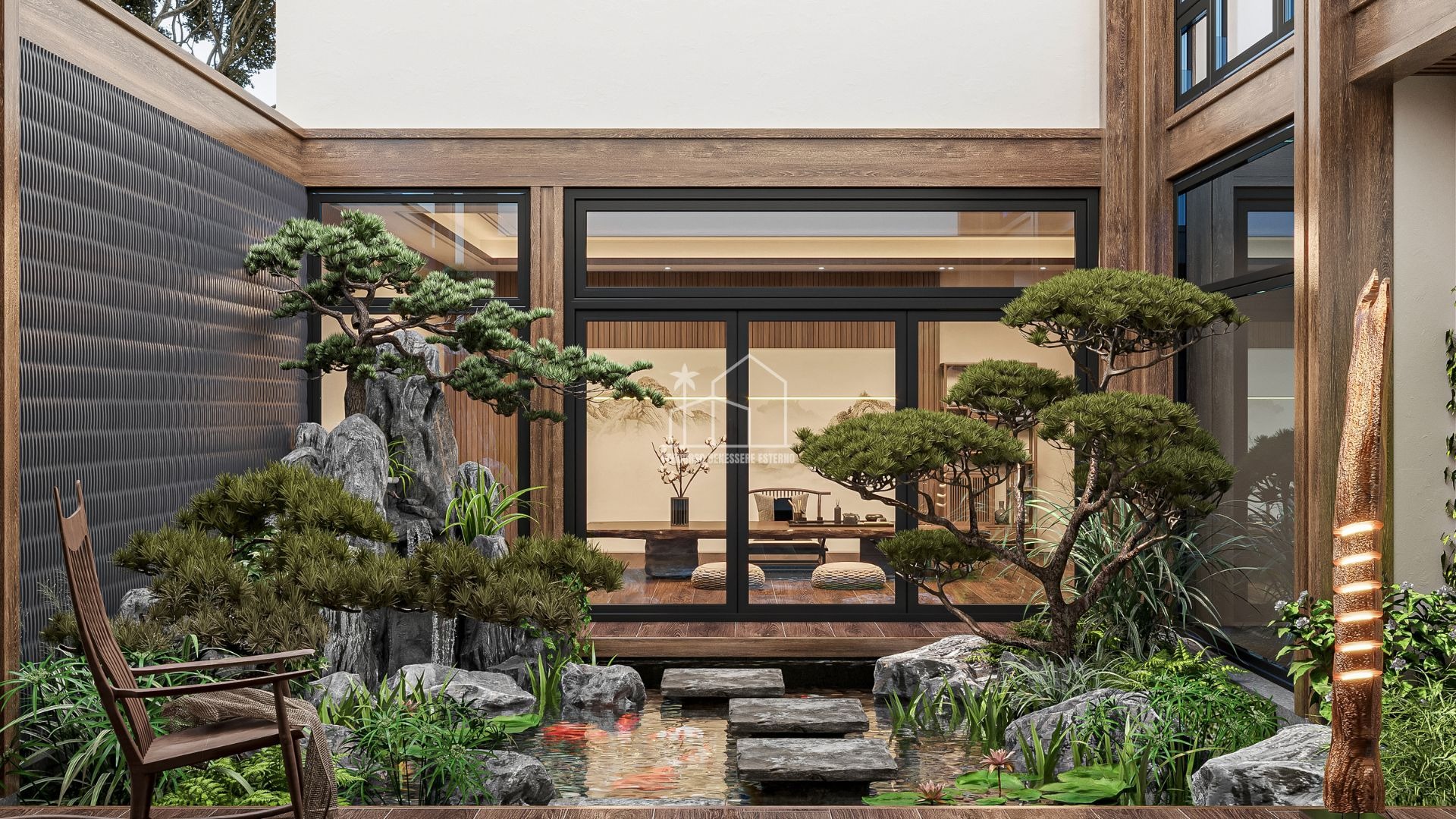 bellissimo giardino zen per terrazzi su roma latina e provincia