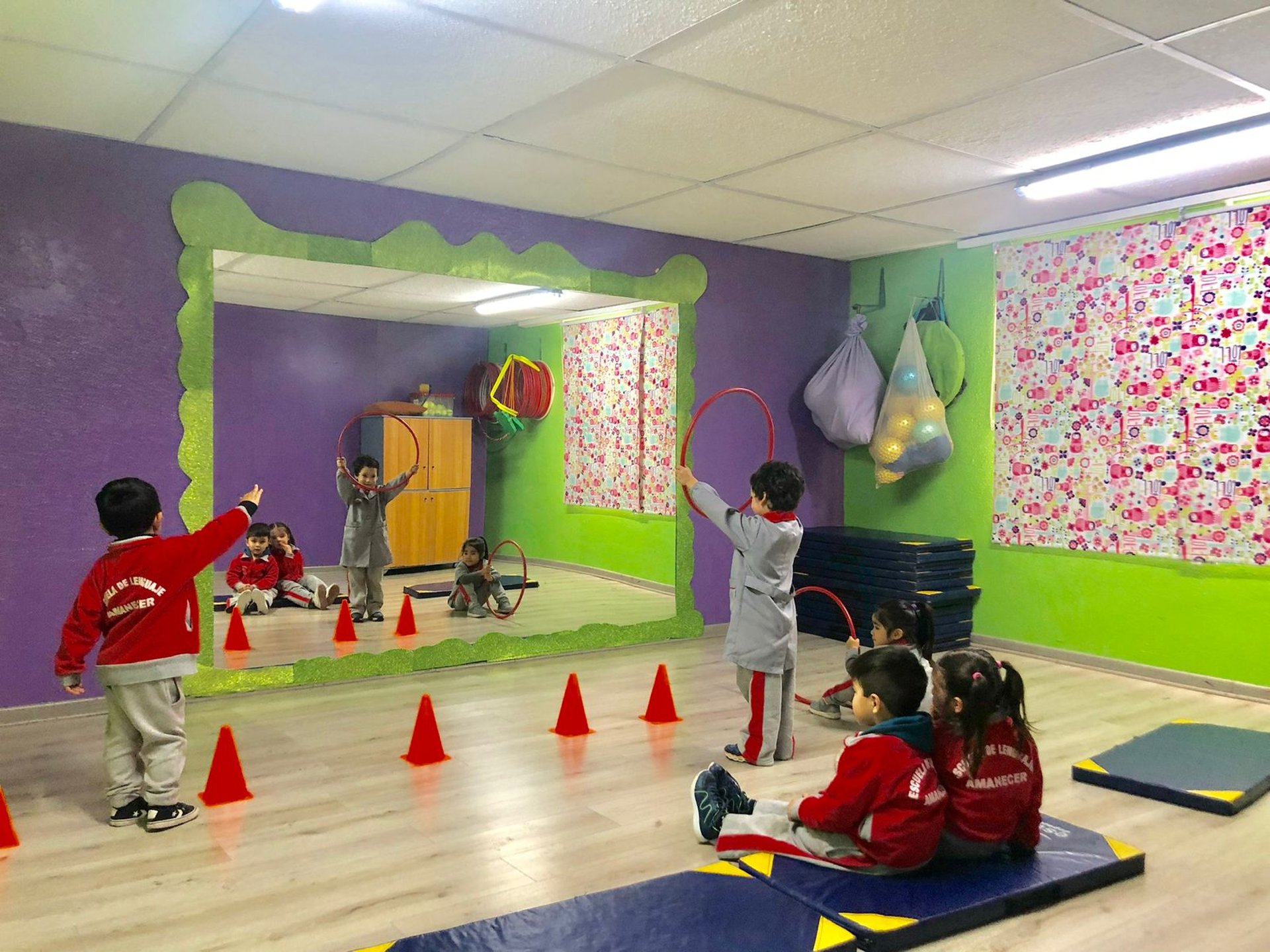 an abstract photo of a curved building with a blue sky in the background