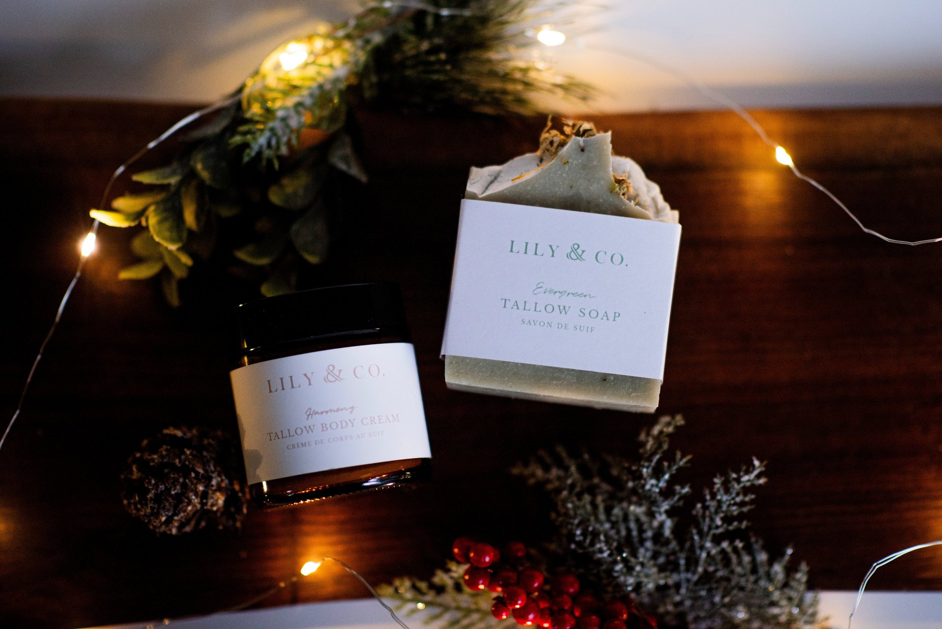 a snow covered road in the middle of a forest