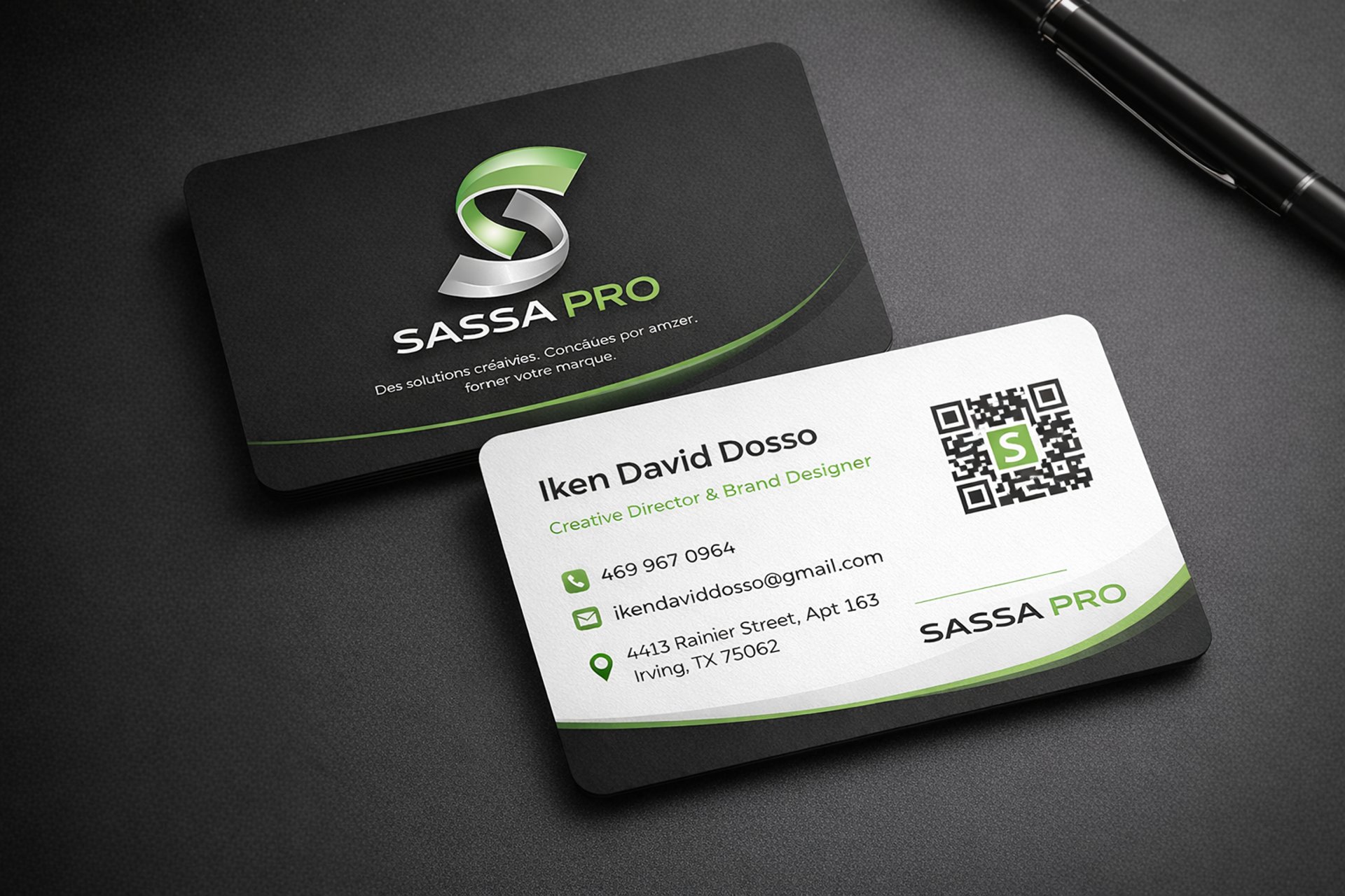 a black and white photo of a credit card