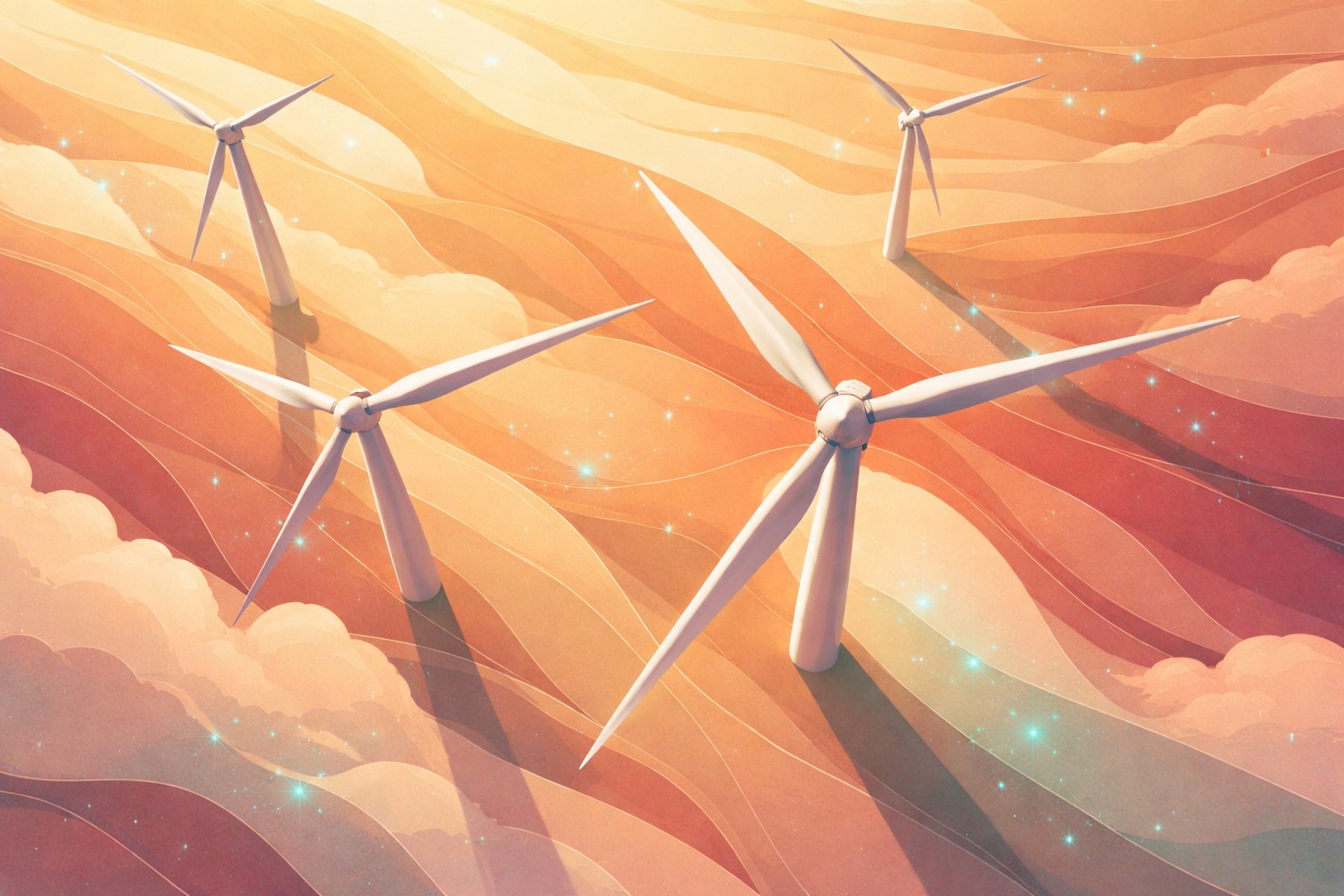 an abstract photo of a curved building with a blue sky in the background