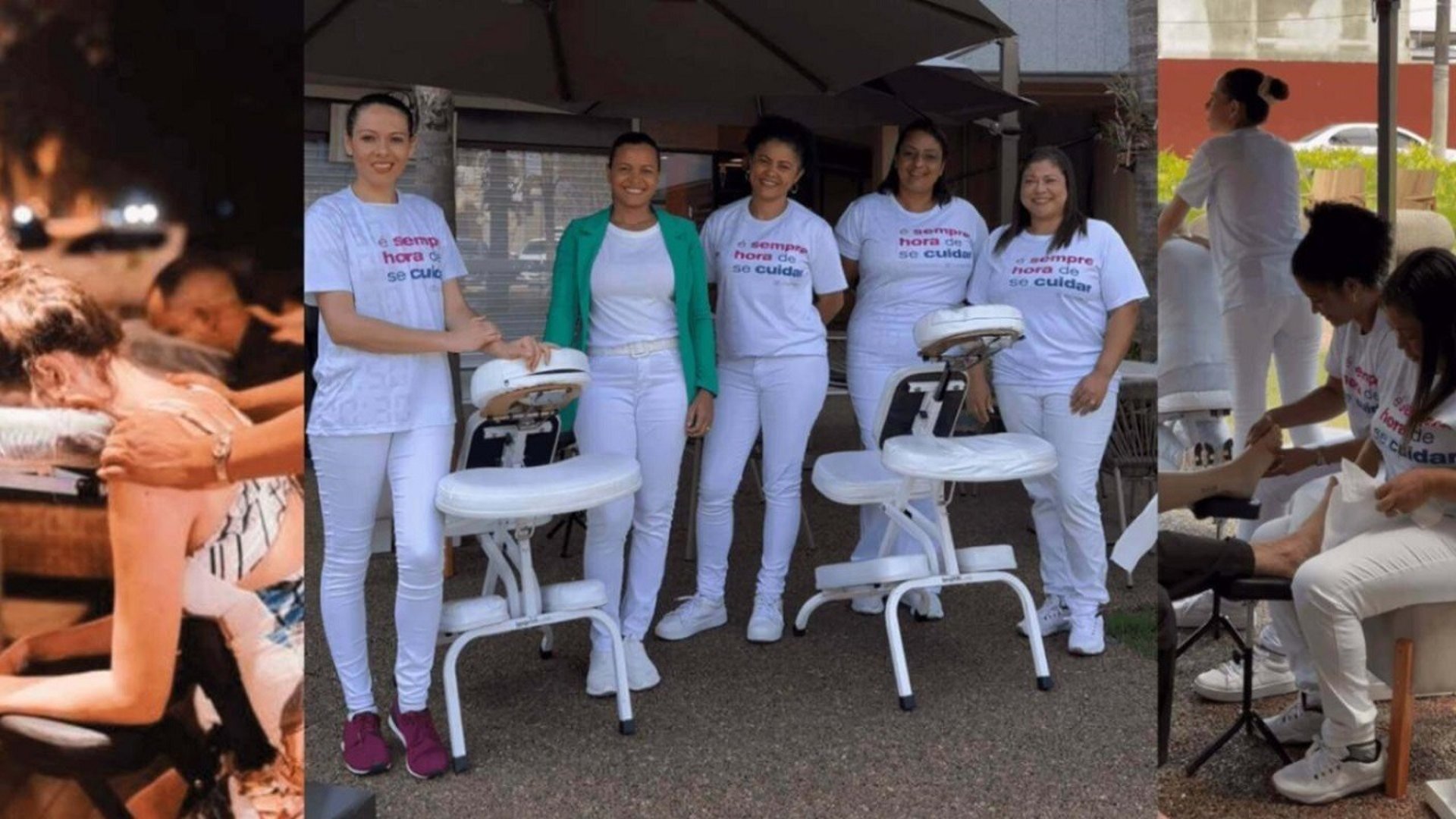 Equipe de especialistas em quick massage - Jaque Massagens BH