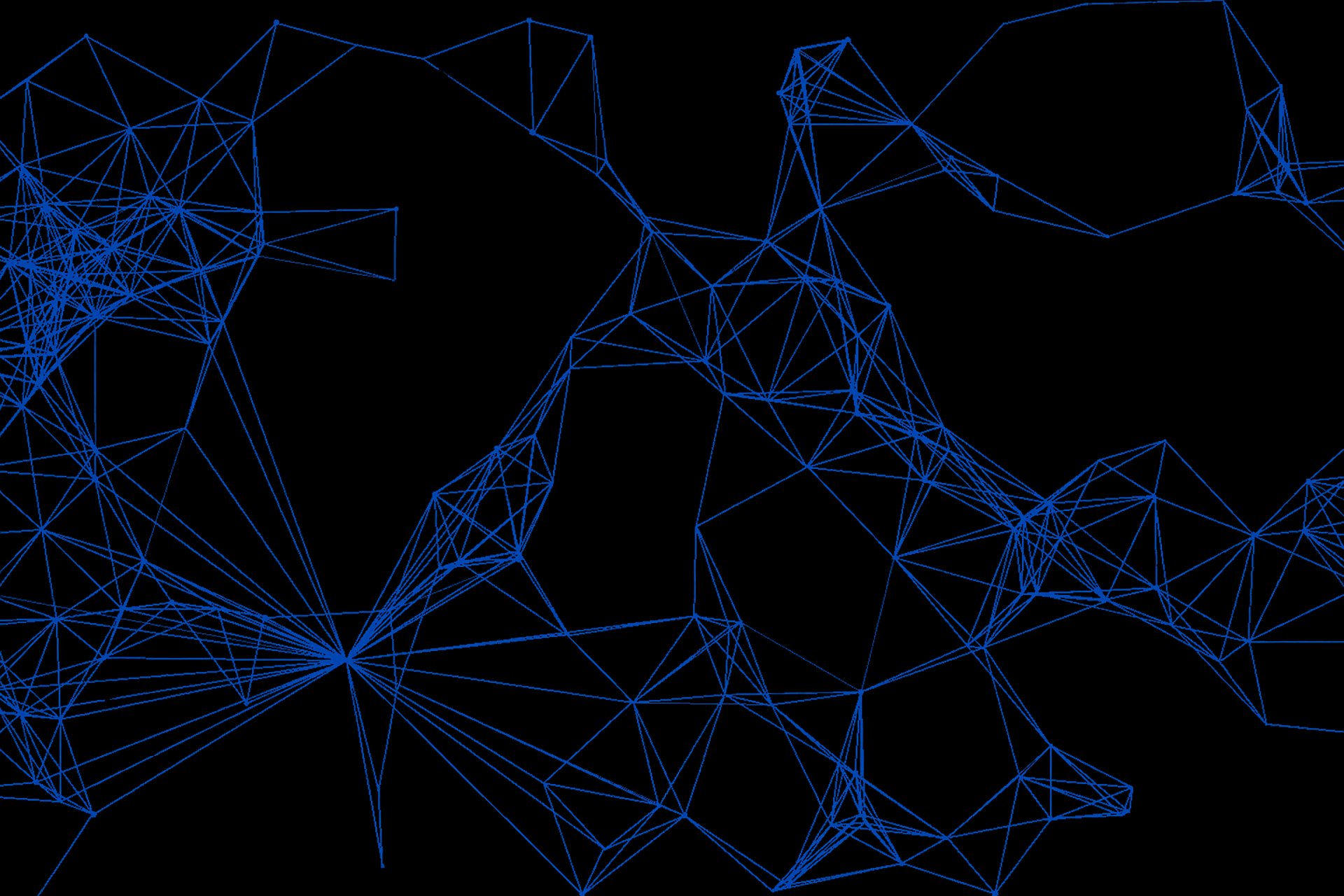 blue and white heart illustration