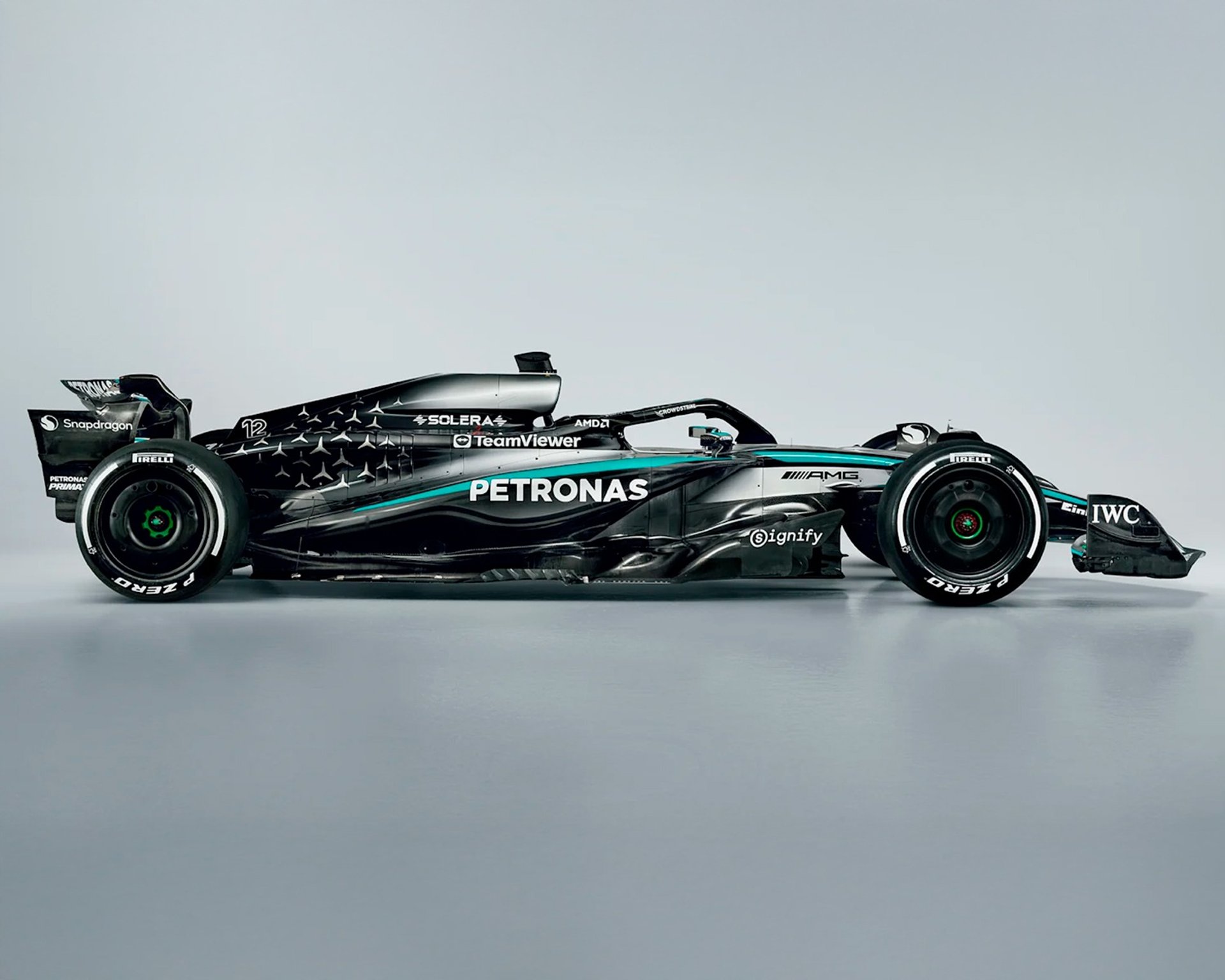 a close up of the front of a racing car