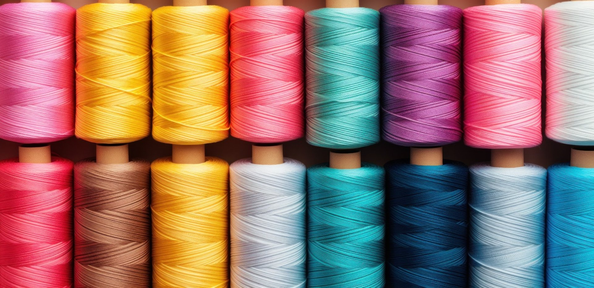 assorted color of thread spindle lot