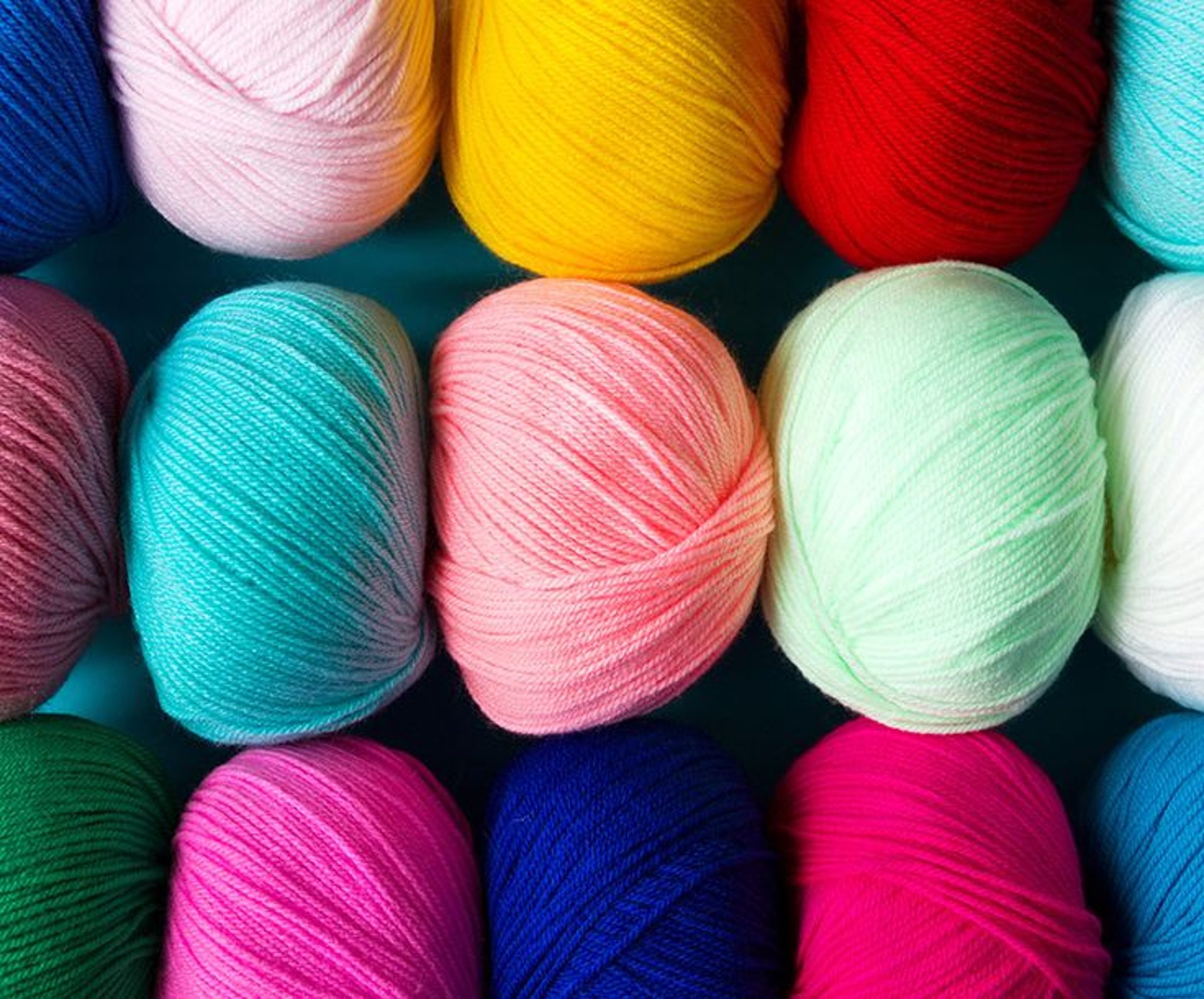 red blue yellow and orange rolled thread